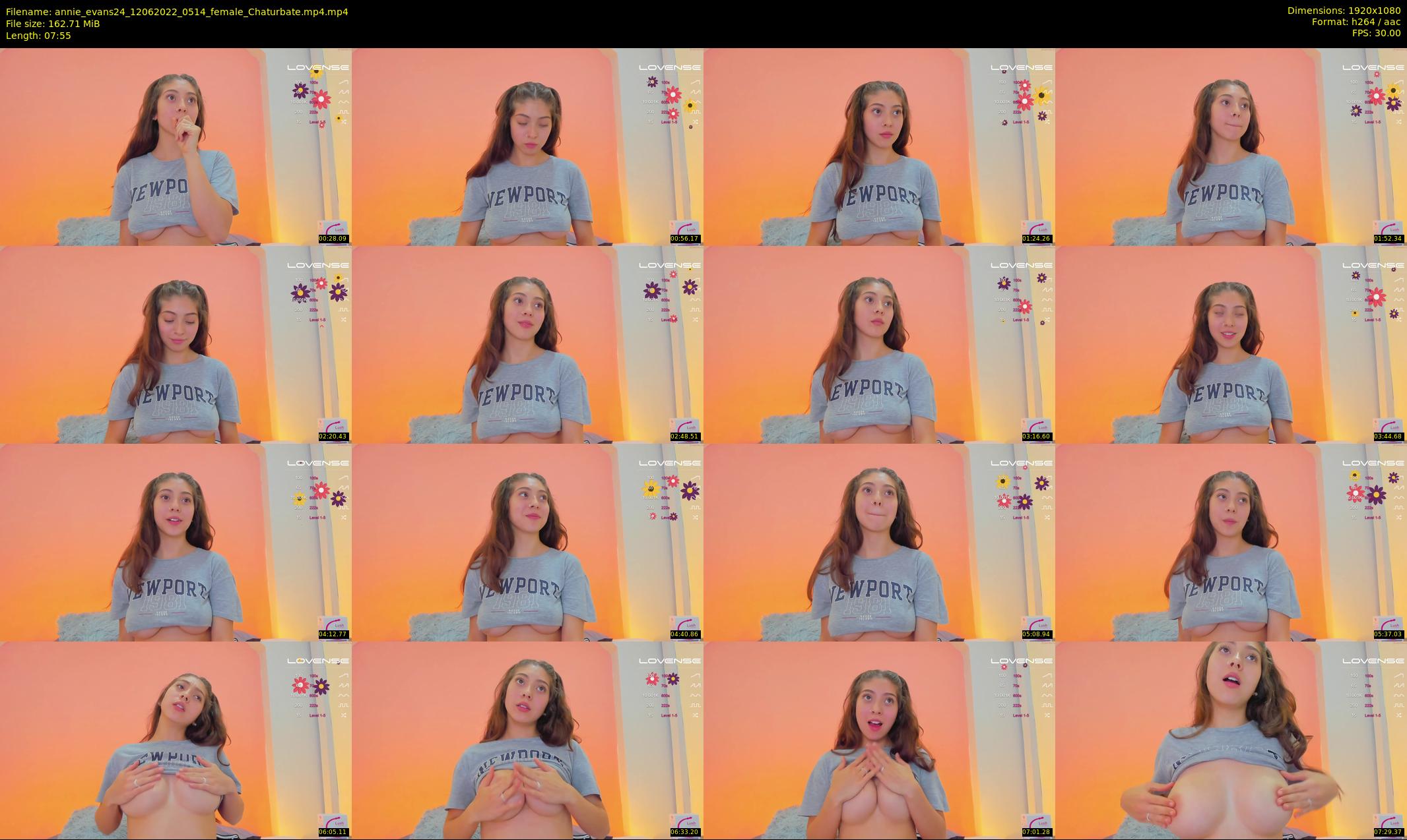 annie_evans24 — 8 minute Chaturbate female cam show recording, 1080p, Jun 12, 2022