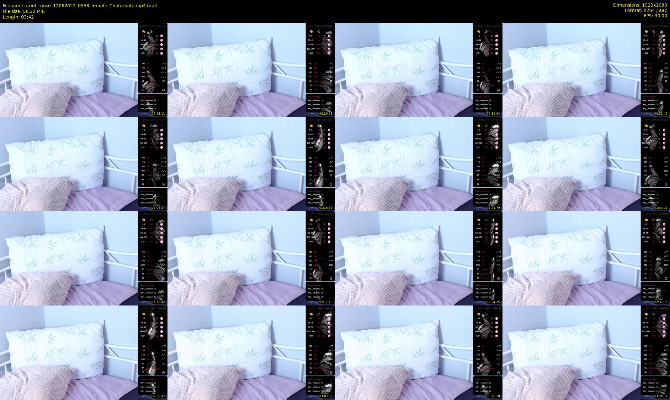 ariel_rouse — 4 minute Chaturbate female cam show recording, 1080p, Jun 12, 2022