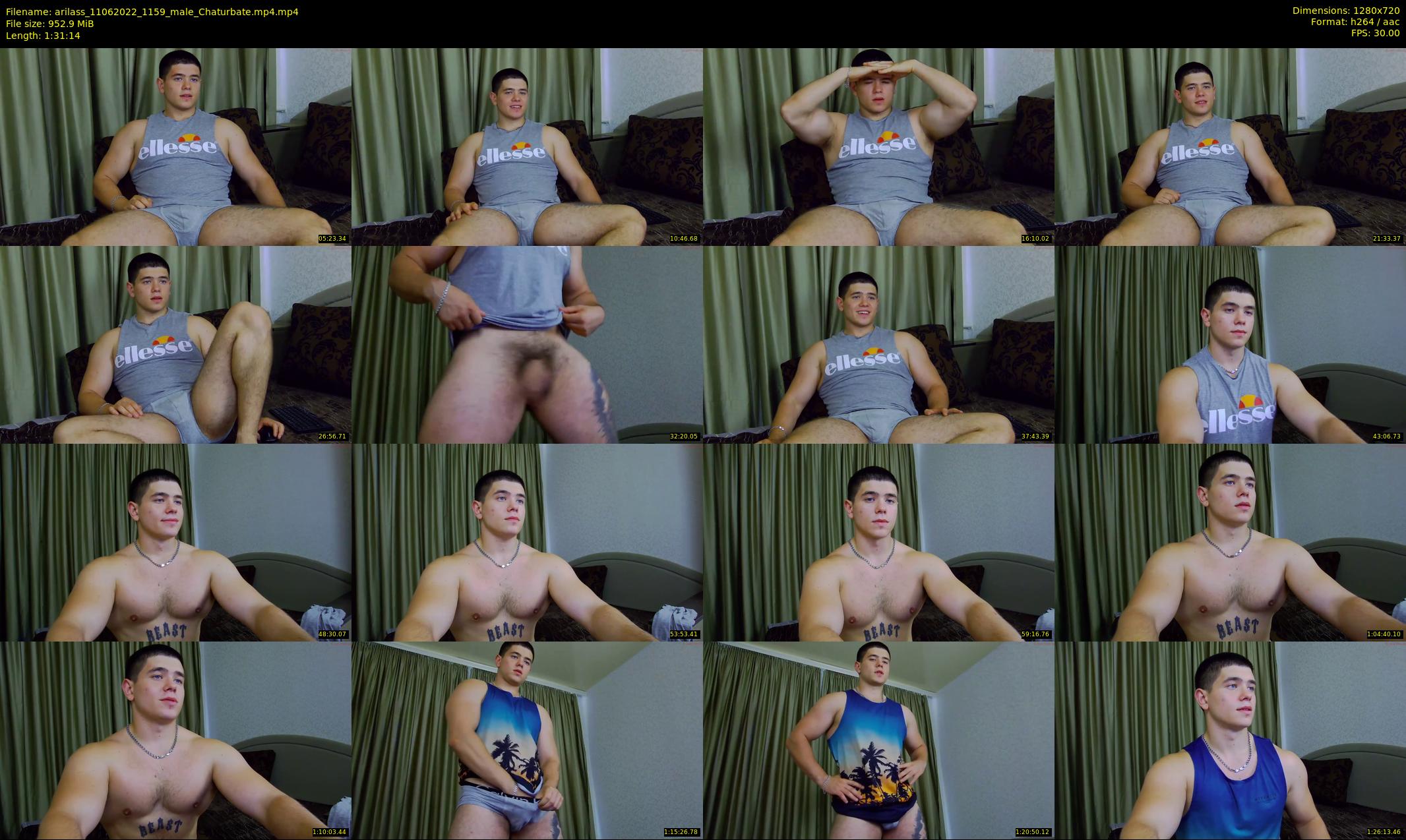 arilass — 92 minute Chaturbate male cam show recording, 720p, Jun 11, 2022