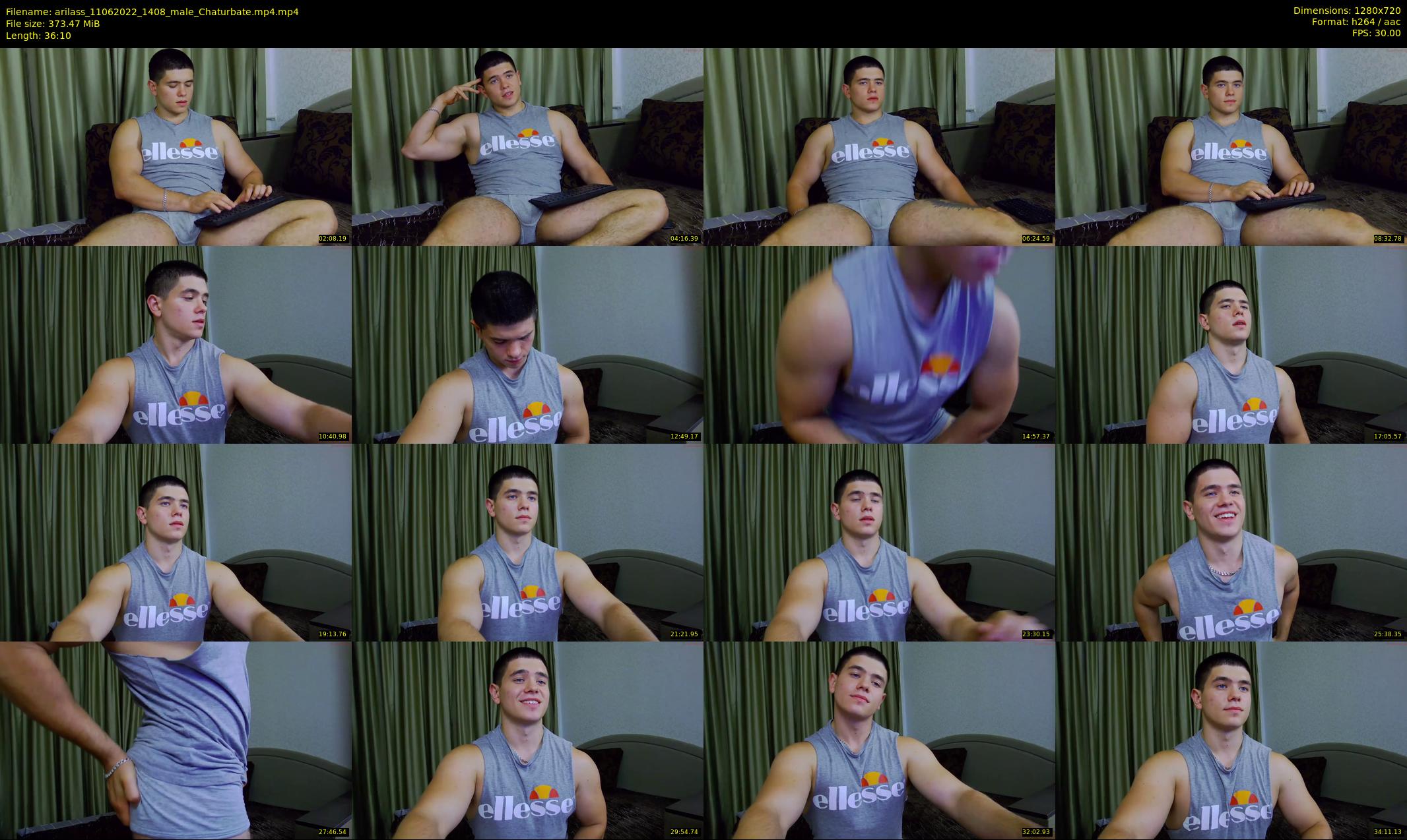 arilass — 37 minute Chaturbate male cam show recording, 720p, Jun 11, 2022