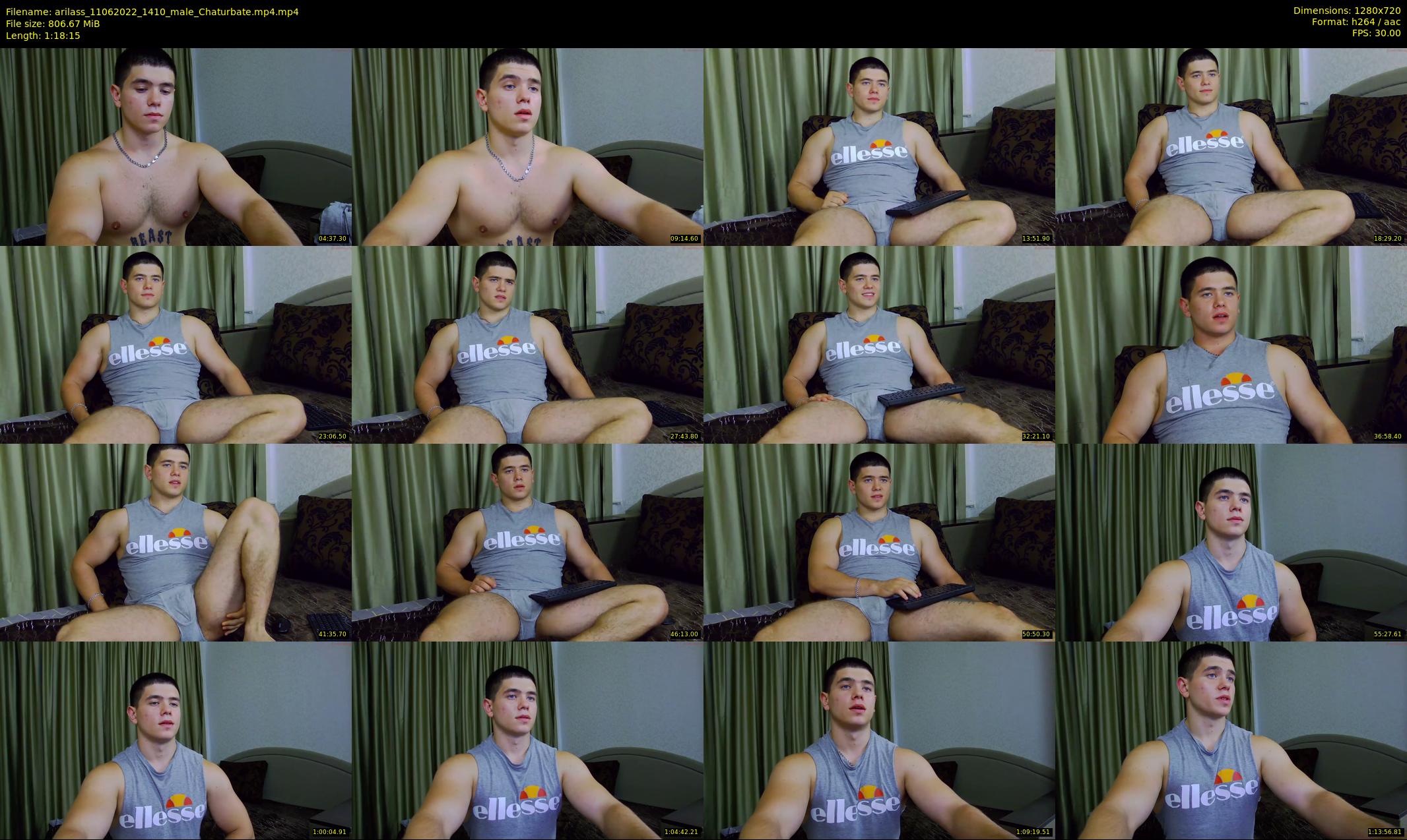 arilass — 79 minute Chaturbate male cam show recording, 720p, Jun 11, 2022