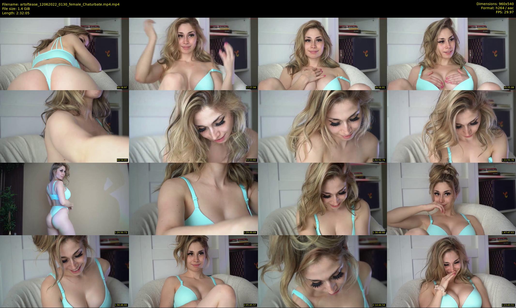 artoftease — 153 minute Chaturbate female cam show recording, 480p, Jun 12, 2022
