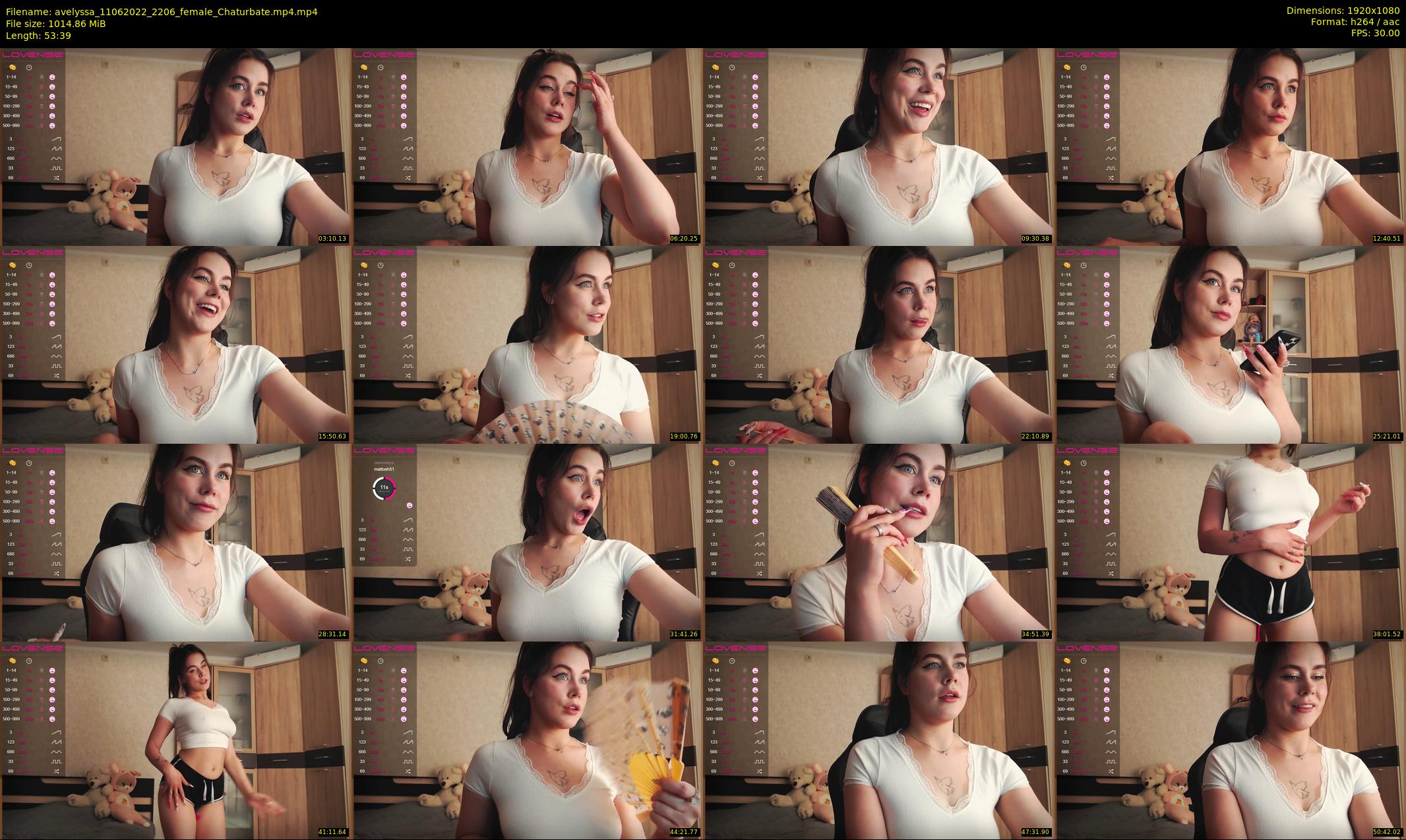avelyssa — 54 minute Chaturbate female cam show recording, 1080p, Jun 11, 2022