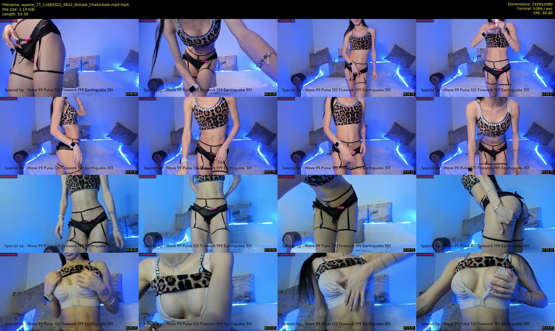 ayame_77 — 54 minute Chaturbate female cam show recording, 1080p, Jun 11, 2022