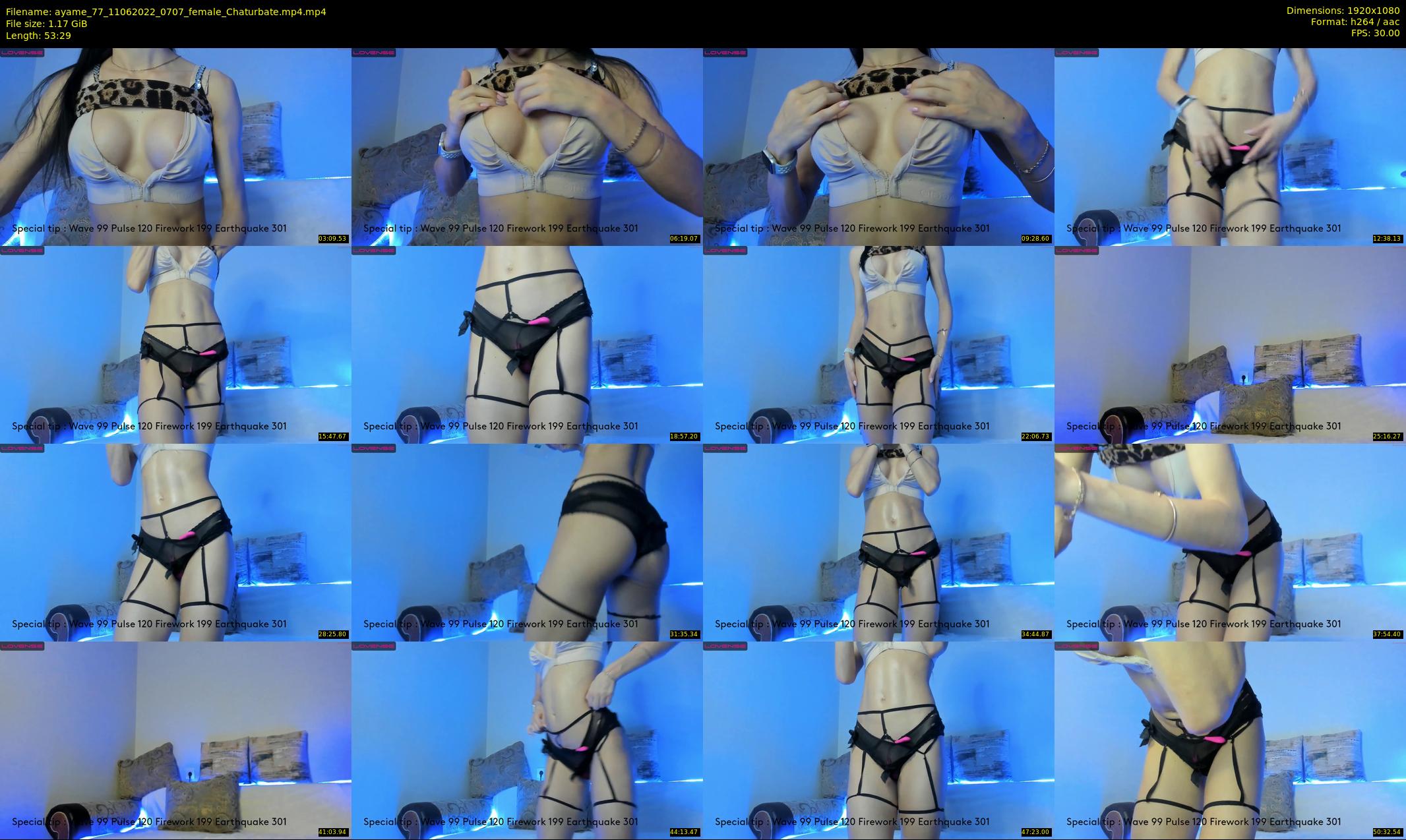 ayame_77 — 54 minute Chaturbate female cam show recording, 1080p, Jun 11, 2022