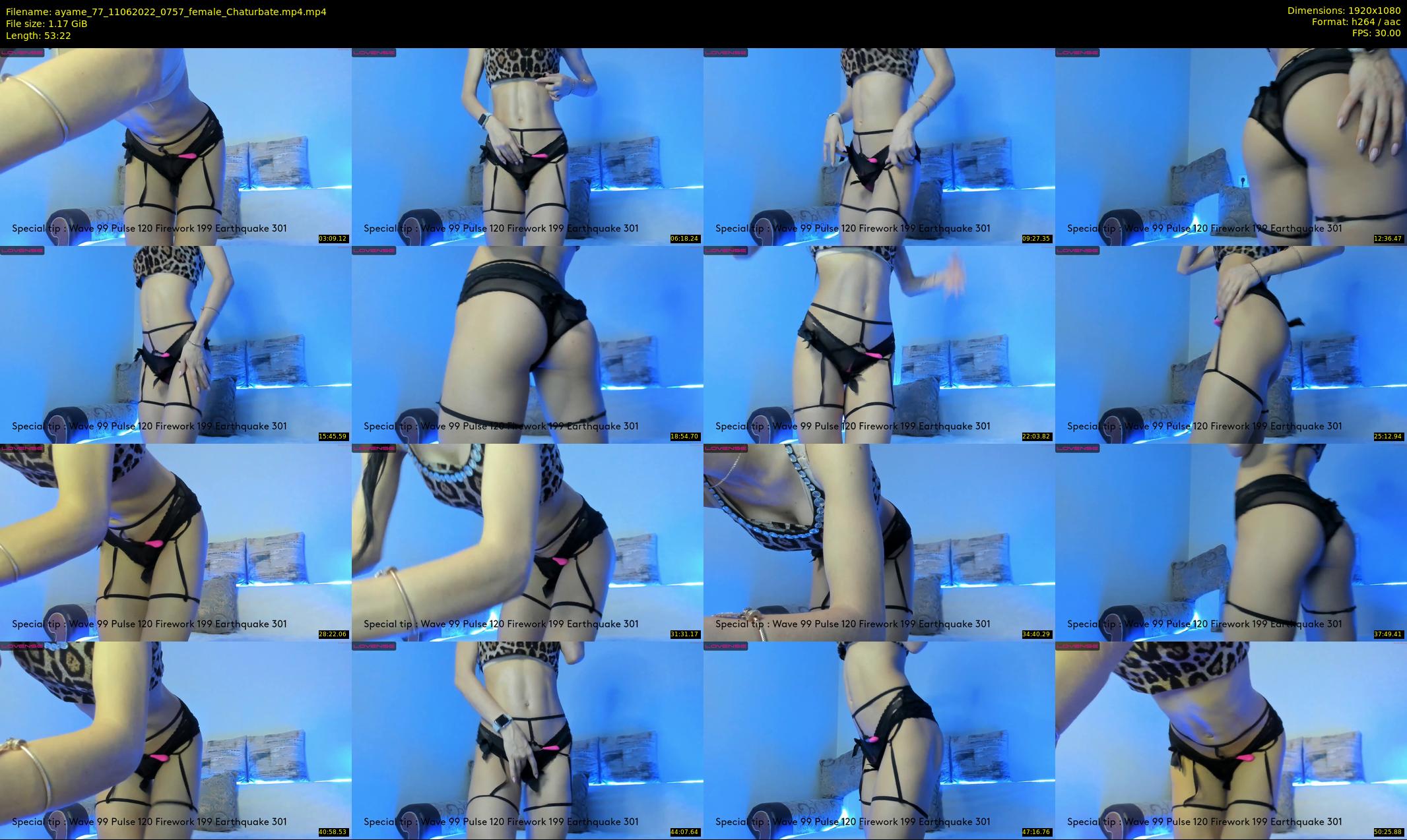 ayame_77 — 54 minute Chaturbate female cam show recording, 1080p, Jun 11, 2022