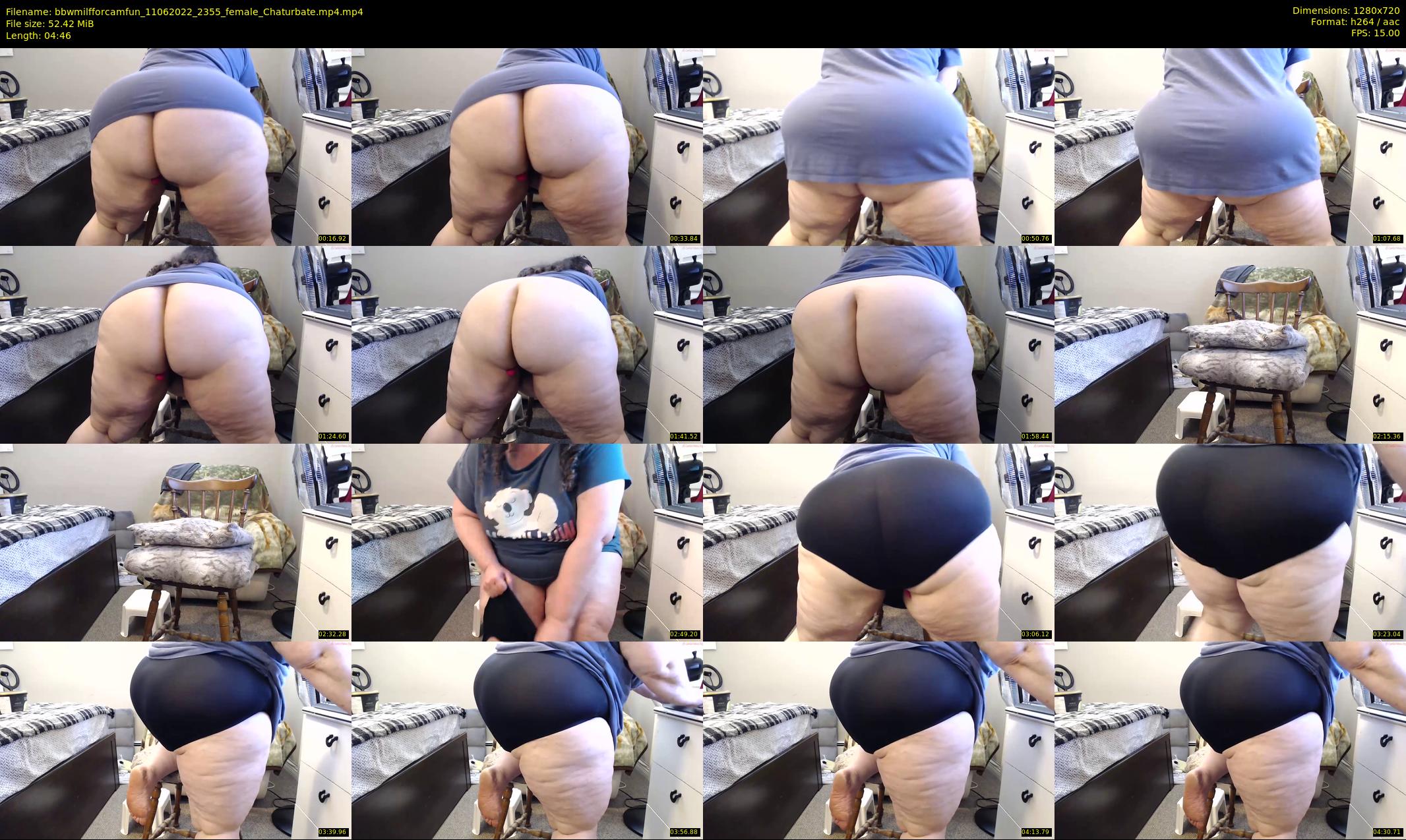 bbwmilfforcamfun — 5 minute Chaturbate female cam show recording, 720p, Jun 11, 2022
