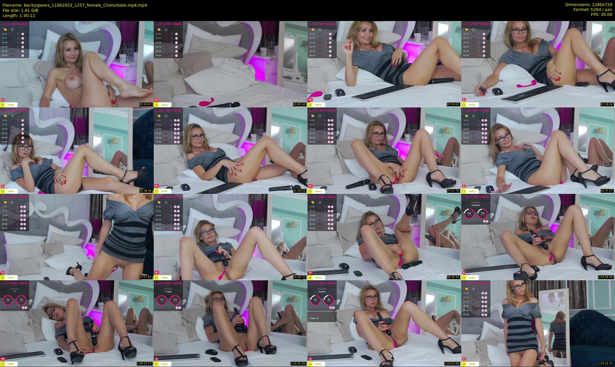 beckyspears — 91 minute Chaturbate female cam show recording, 720p, Jun 11, 2022