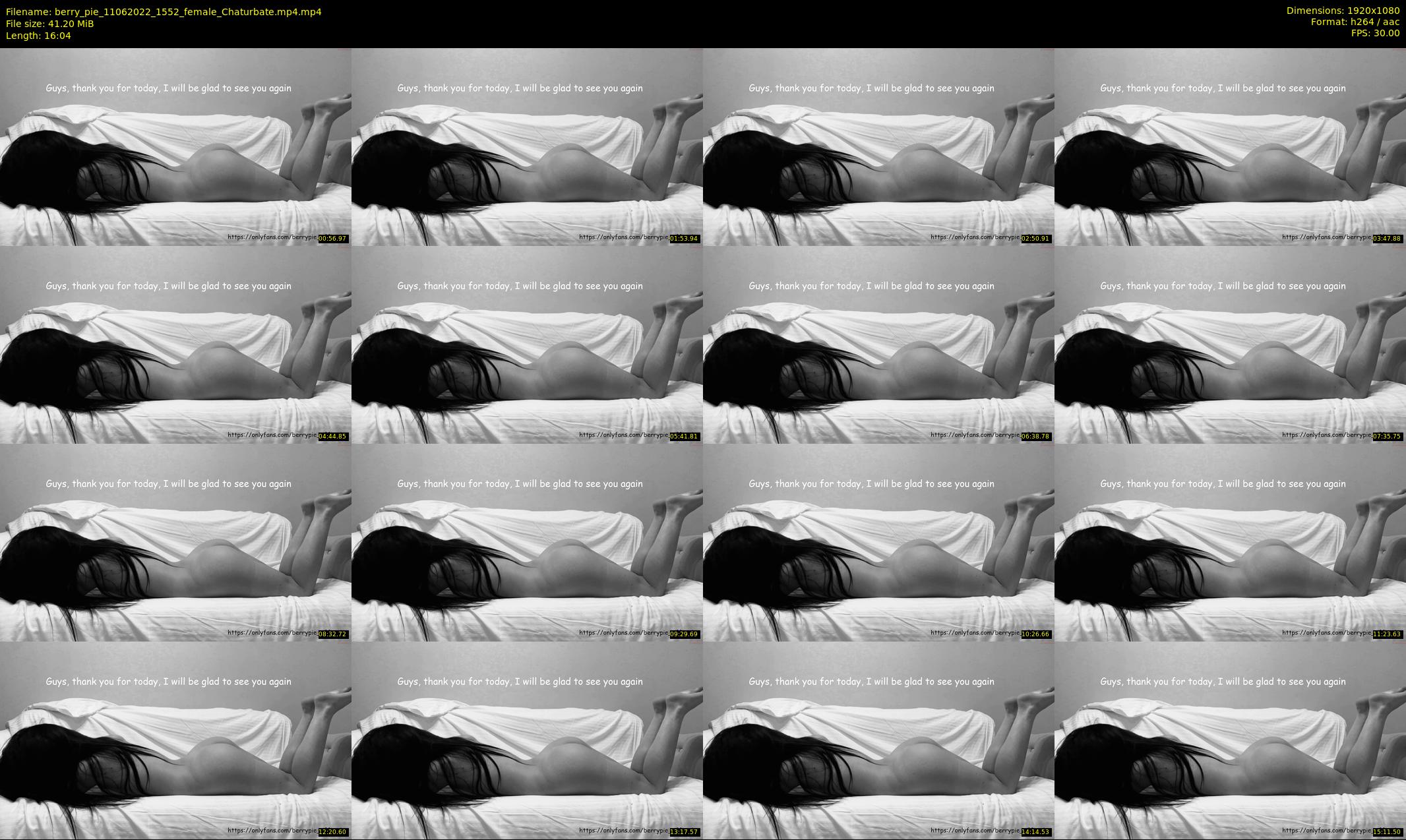 berry_pie — 17 minute Chaturbate female cam show recording, 1080p, Jun 11, 2022