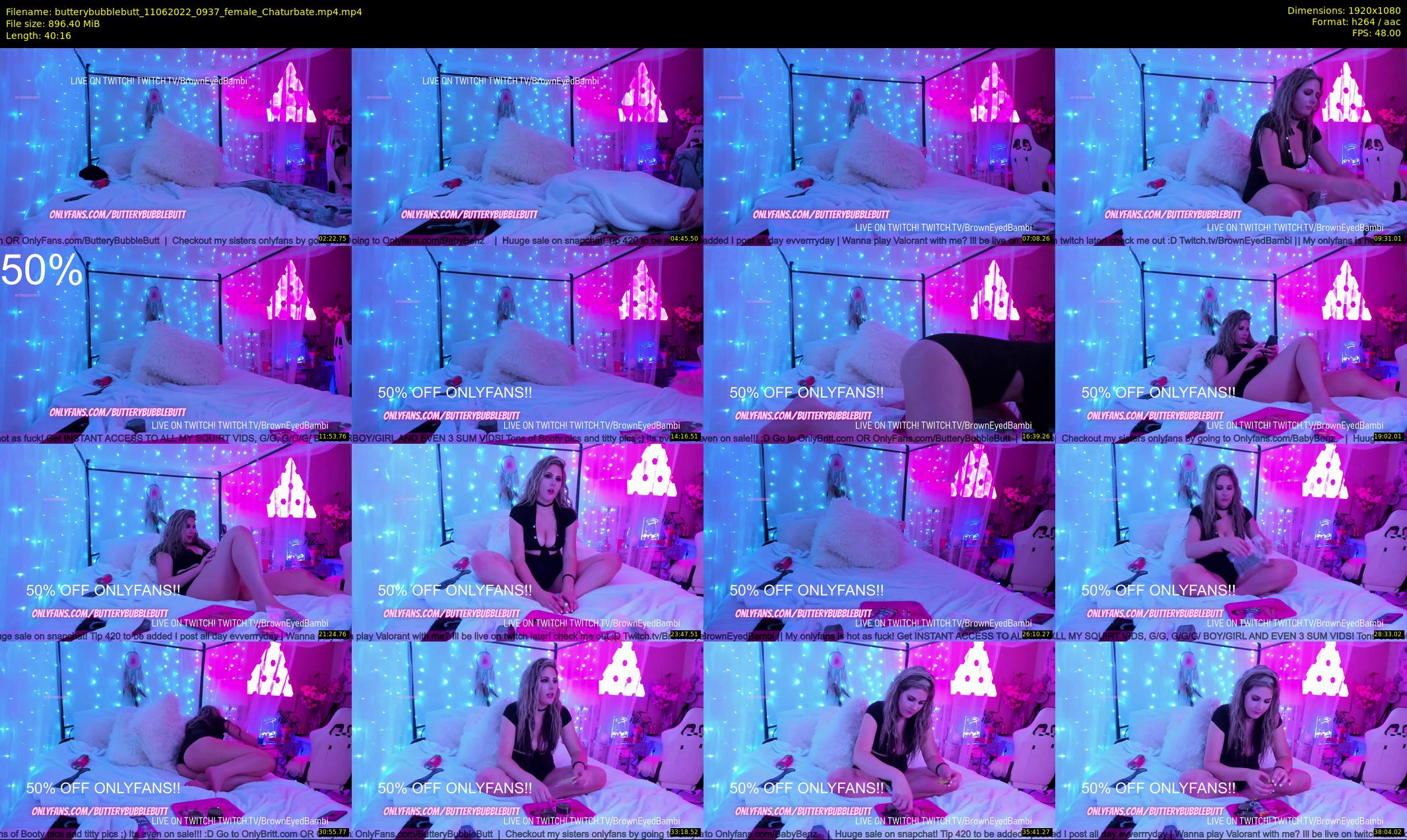 butterybubblebutt — 41 minute Chaturbate couple cam show recording, 1080p, Jun 11, 2022