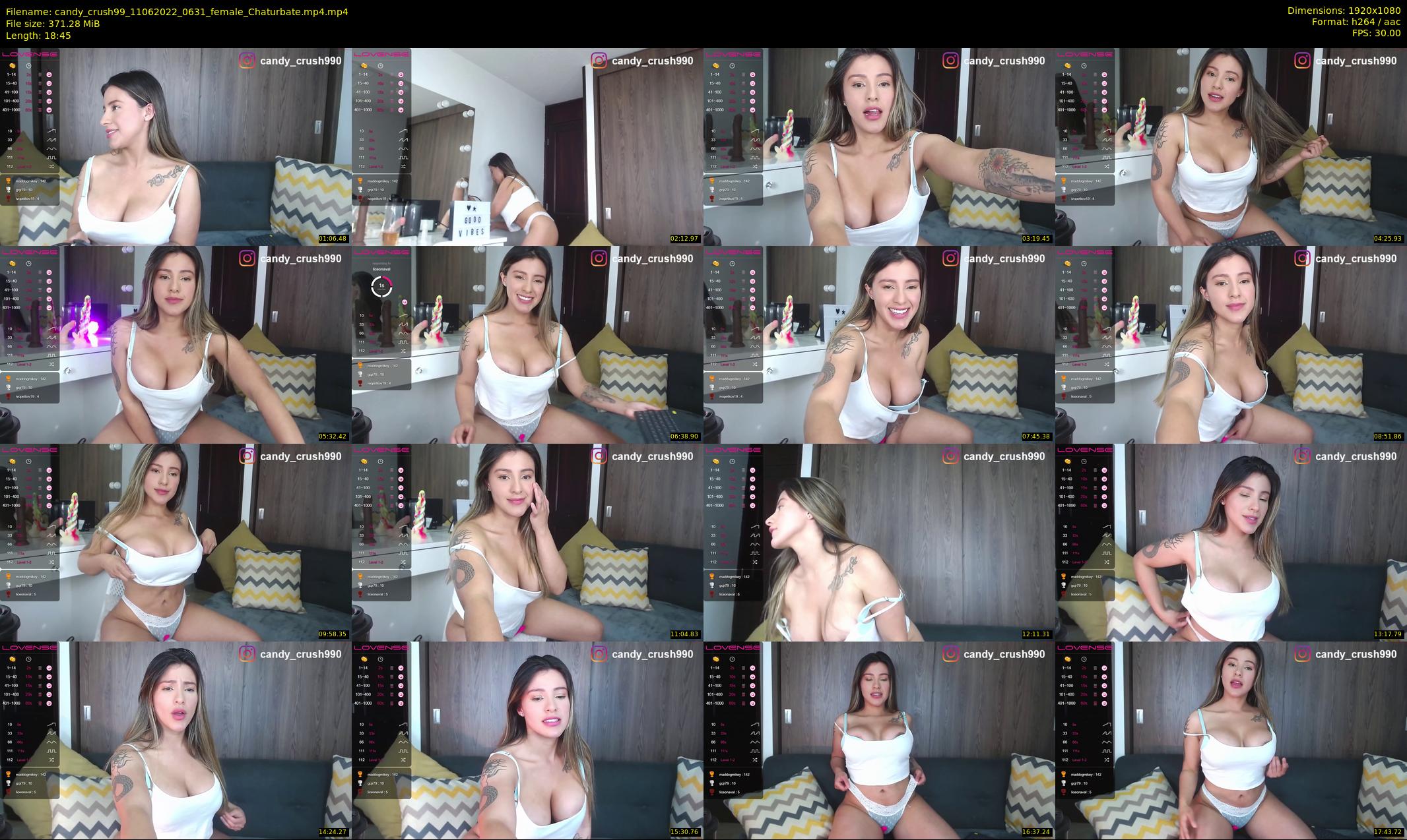 candy_crush99 — 19 minute Chaturbate female cam show recording, 1080p, Jun 11, 2022
