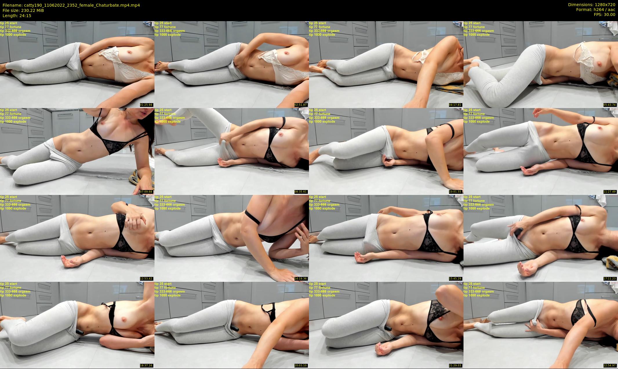 catty190 — 25 minute Chaturbate female cam show recording, 720p, Jun 11, 2022