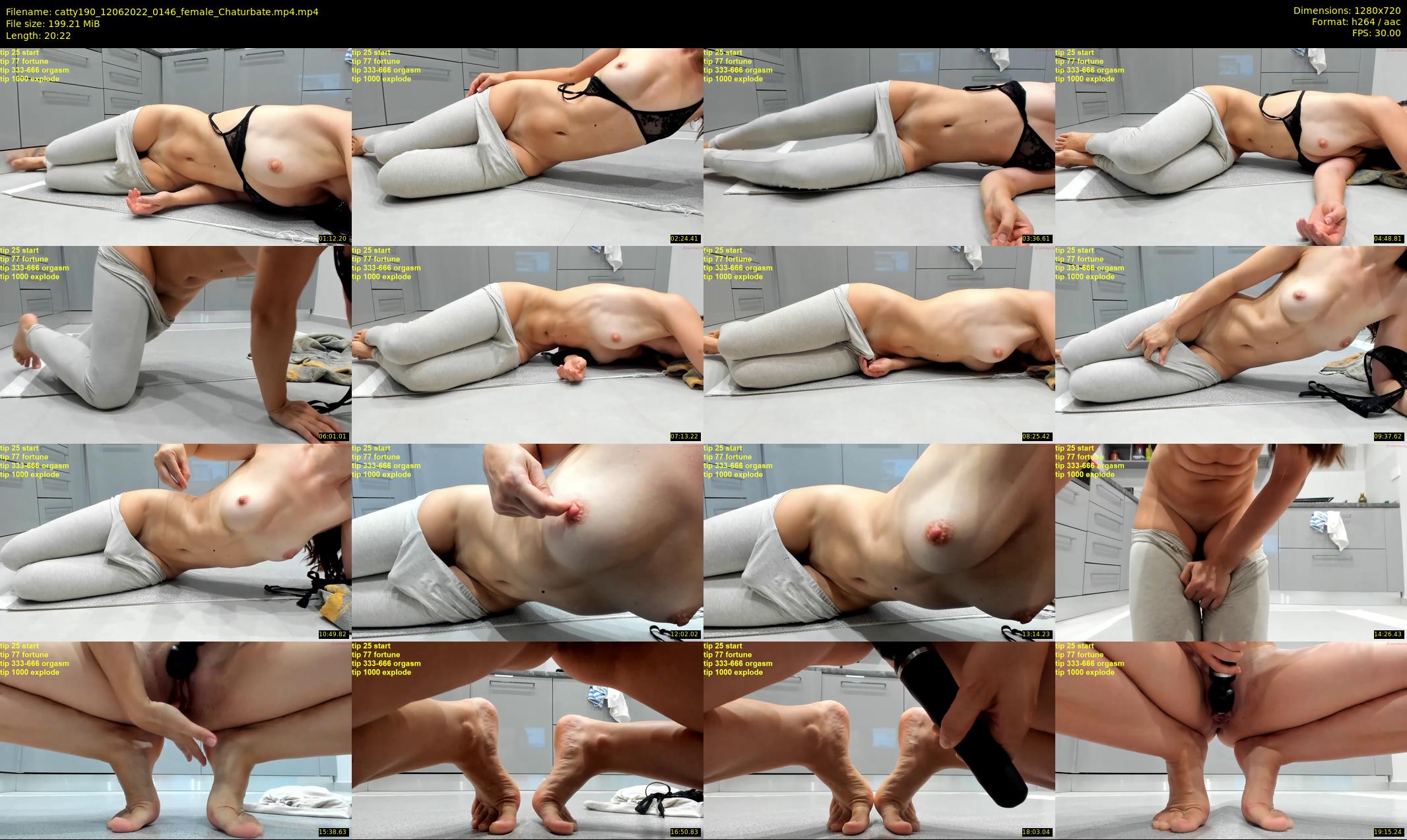 catty190 — 21 minute Chaturbate female cam show recording, 720p, Jun 12, 2022