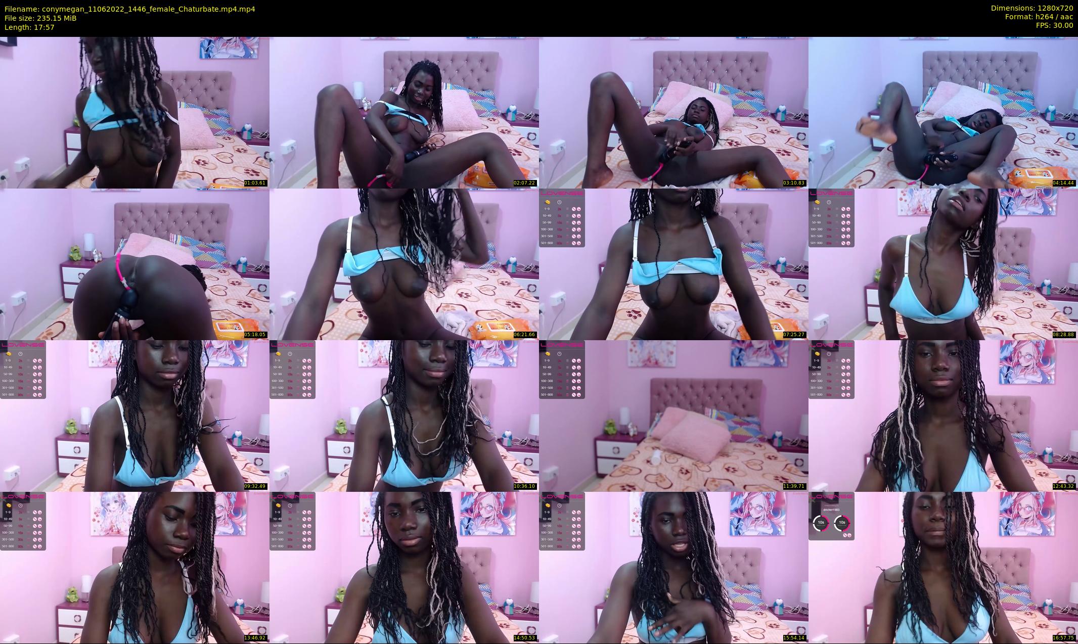 conymegan — 18 minute Chaturbate female cam show recording, 720p, Jun 11, 2022