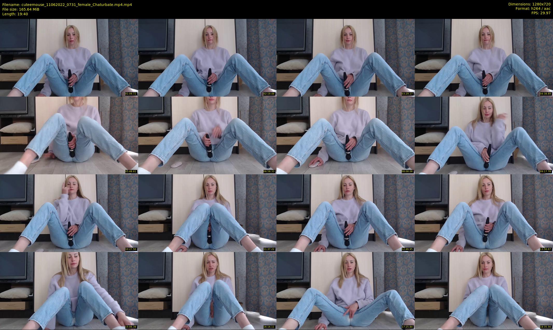 cuteemouse — 20 minute Chaturbate female cam show recording, 720p, Jun 11, 2022
