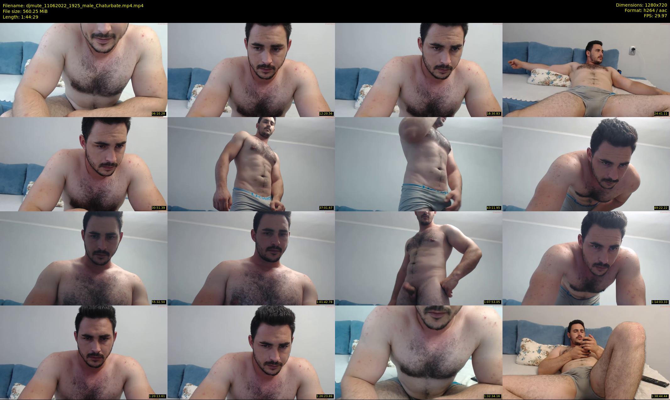 djmute — 105 minute Chaturbate male cam show recording, 720p, Jun 11, 2022