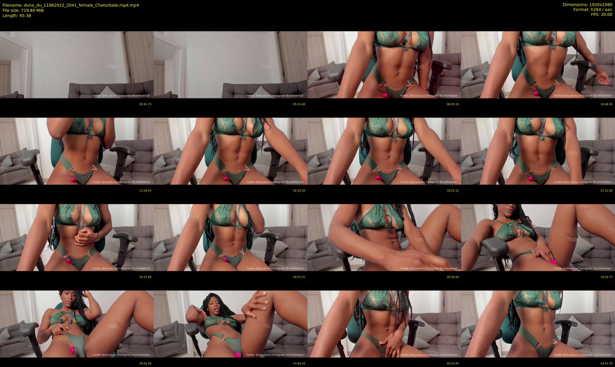 duna_du — 46 minute Chaturbate female cam show recording, 1080p, Jun 11, 2022