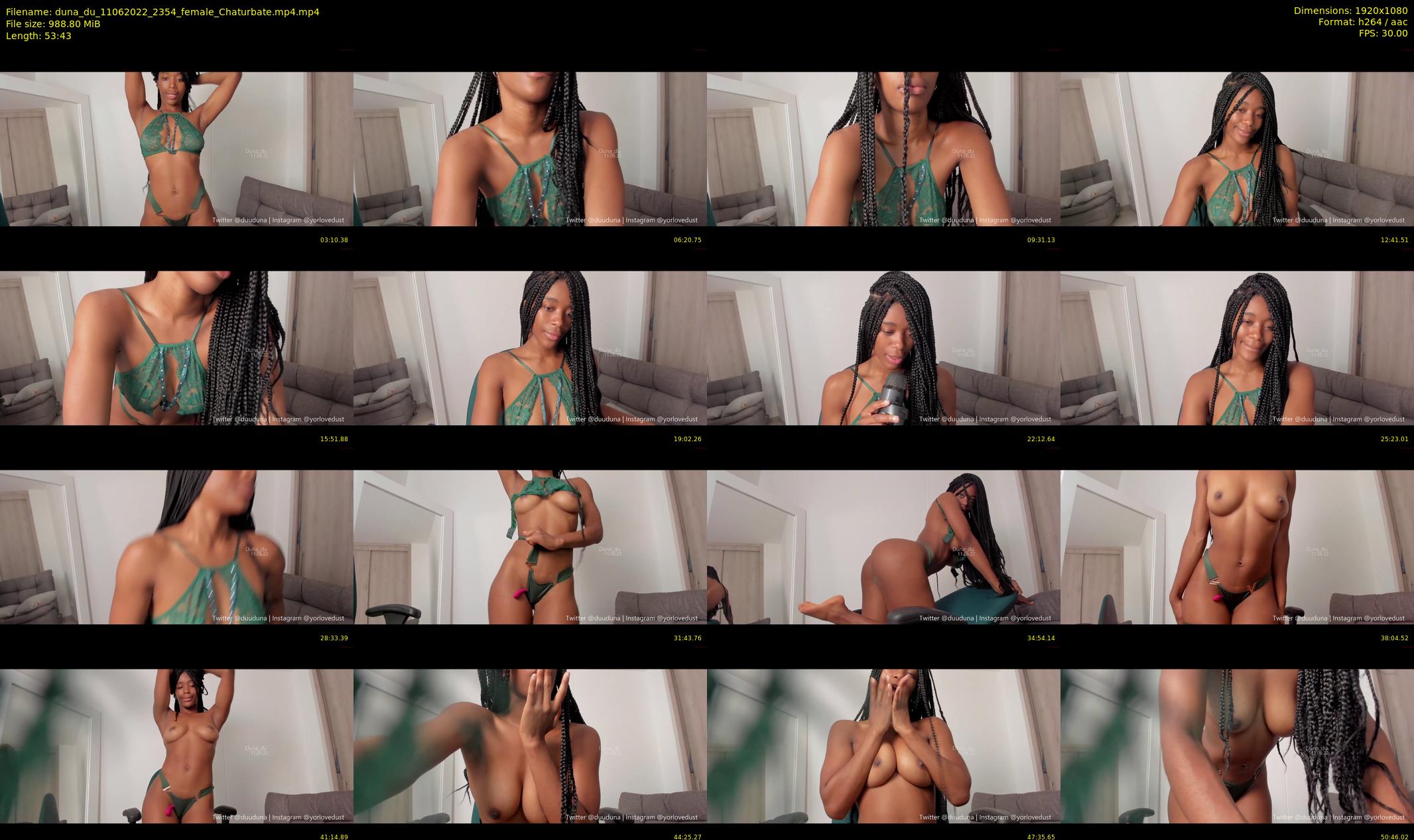 duna_du — 54 minute Chaturbate female cam show recording, 1080p, Jun 11, 2022