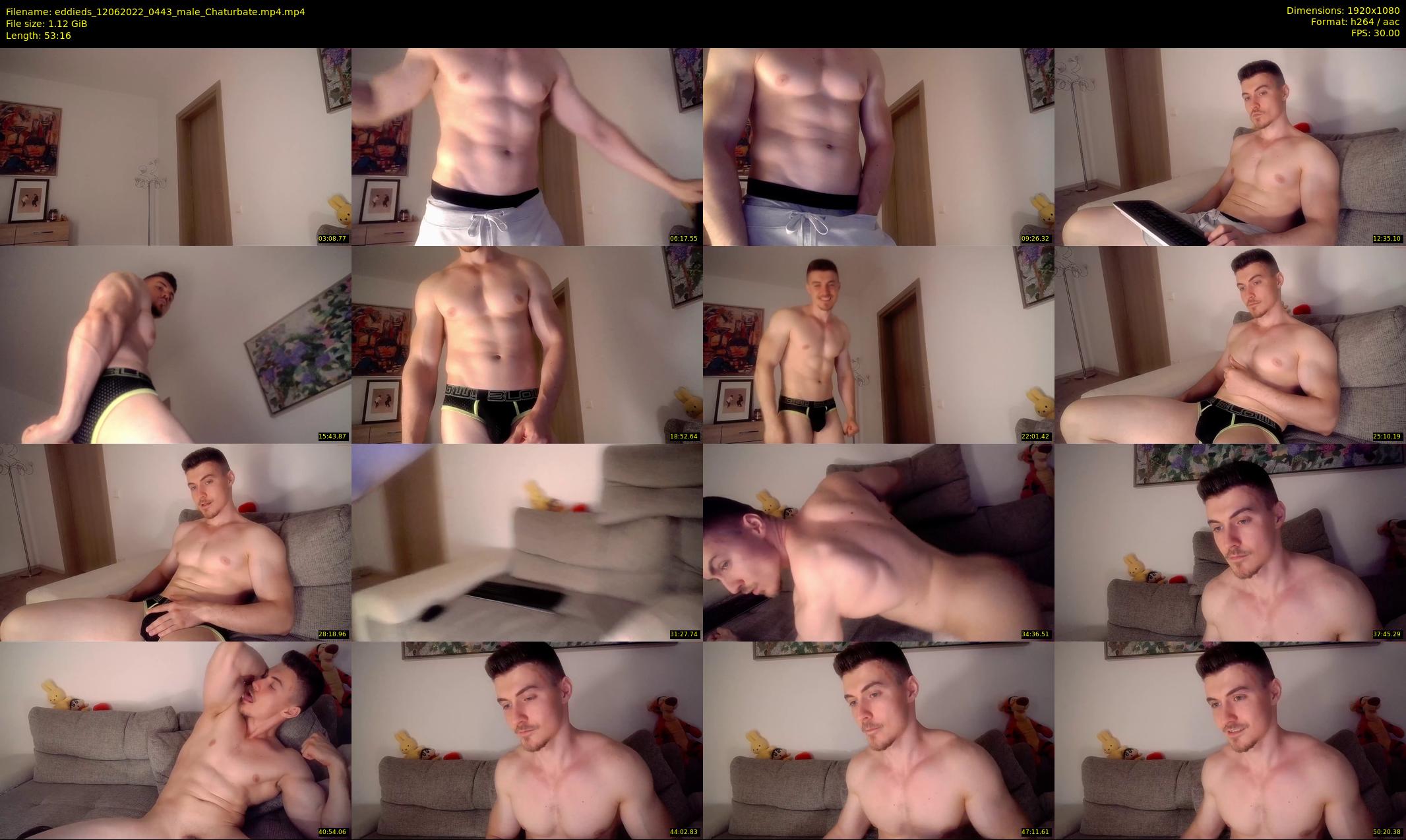 eddieds — 54 minute Chaturbate male cam show recording, 1080p, Jun 12, 2022
