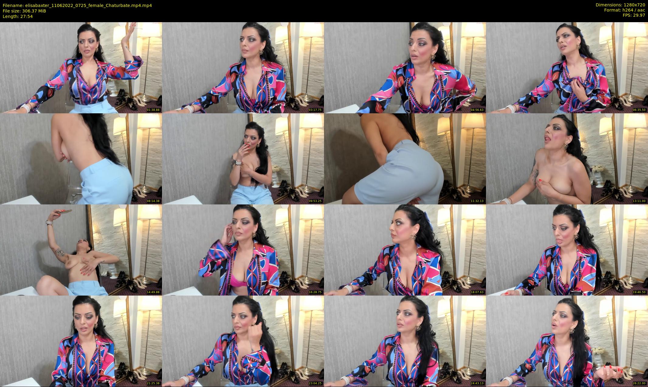 elisabaxter — 28 minute Chaturbate female cam show recording, 720p, Jun 11, 2022