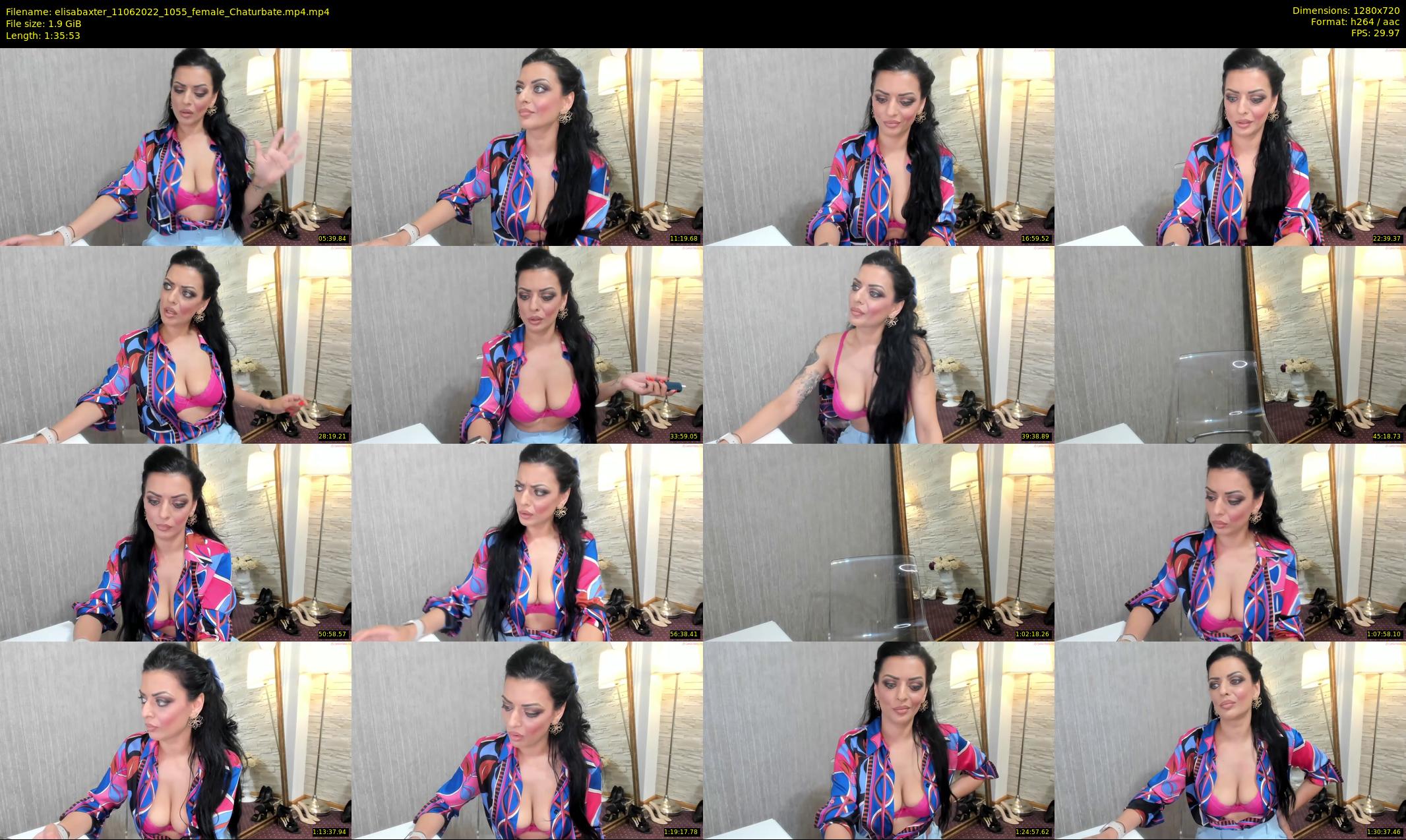 elisabaxter — 96 minute Chaturbate female cam show recording, 720p, Jun 11, 2022