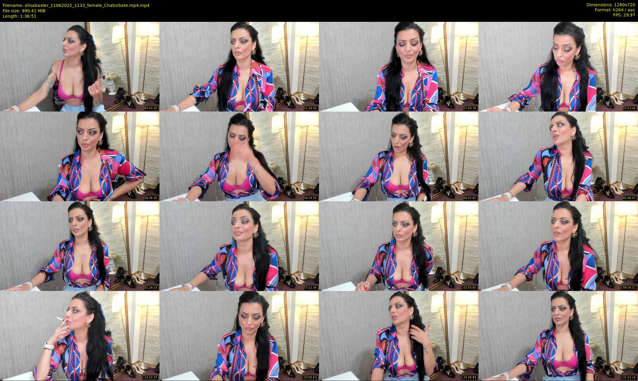 elisabaxter — 97 minute Chaturbate female cam show recording, 720p, Jun 11, 2022