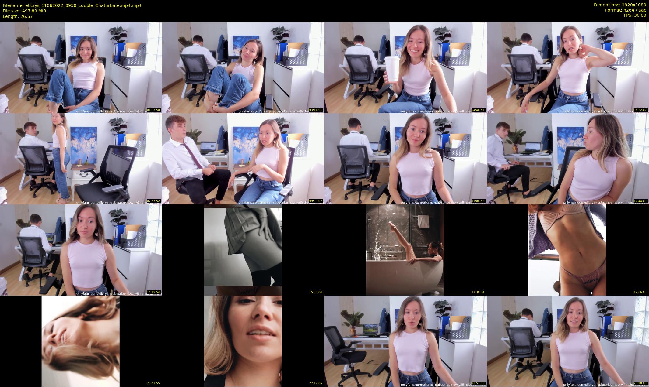 ellcrys — 27 minute Chaturbate couple cam show recording, 1080p, Jun 11, 2022