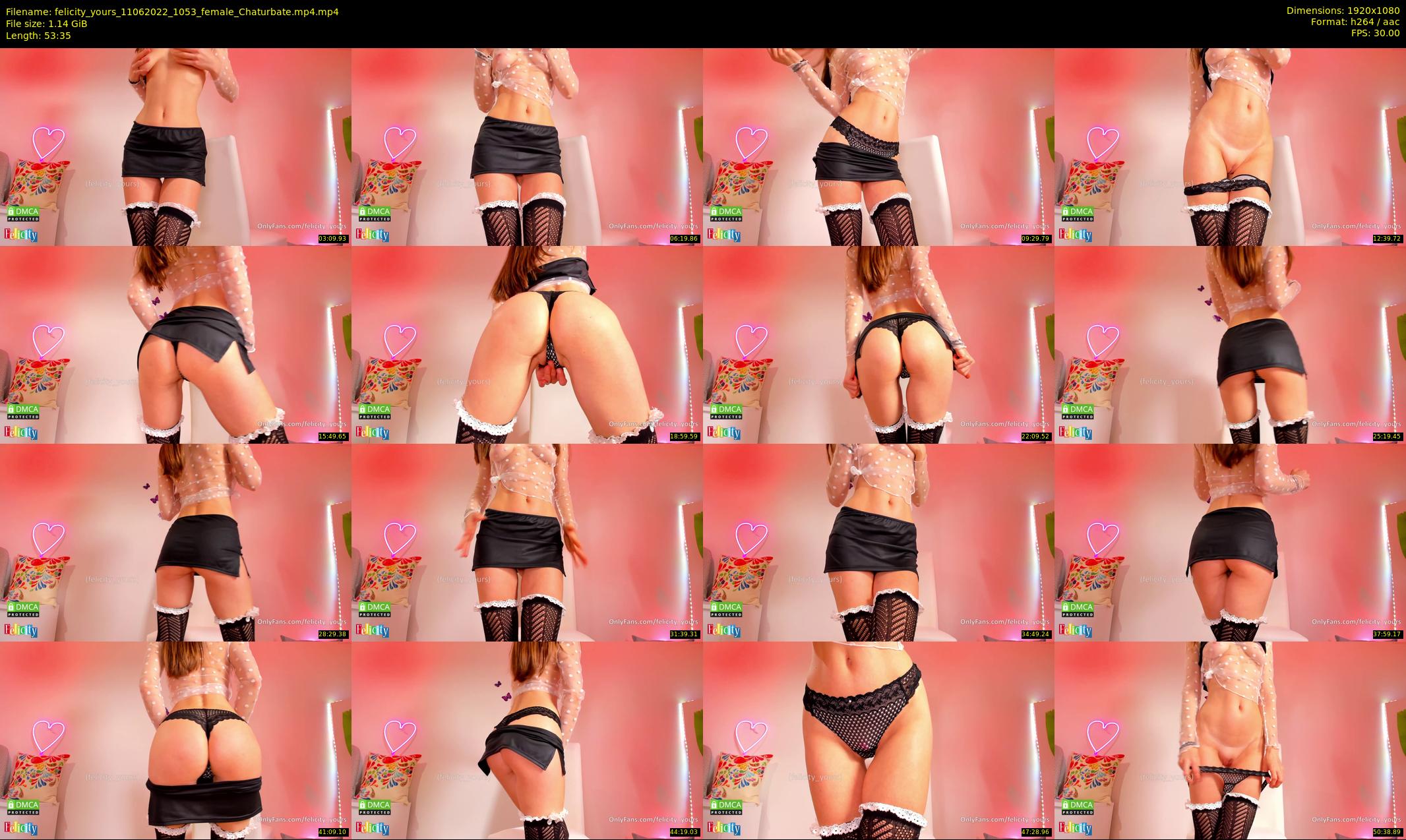 felicity_yours — 54 minute Chaturbate female cam show recording, 1080p, Jun 11, 2022