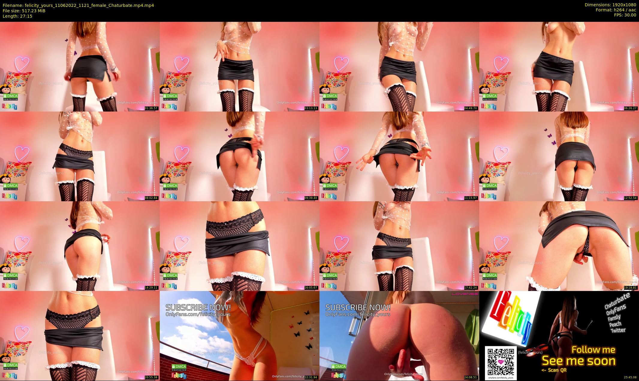 felicity_yours — 28 minute Chaturbate female cam show recording, 1080p, Jun 11, 2022