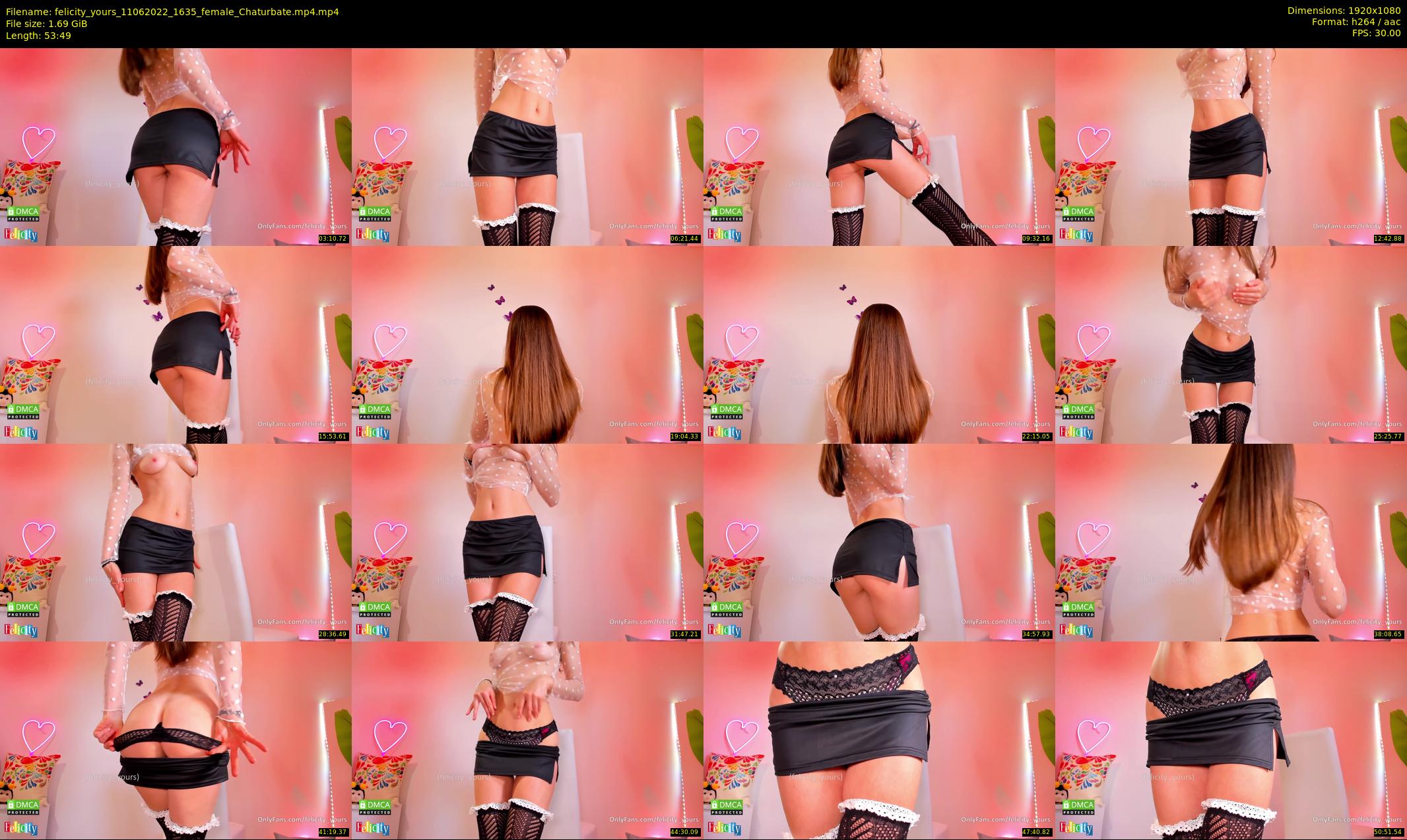 felicity_yours — 54 minute Chaturbate female cam show recording, 1080p, Jun 11, 2022