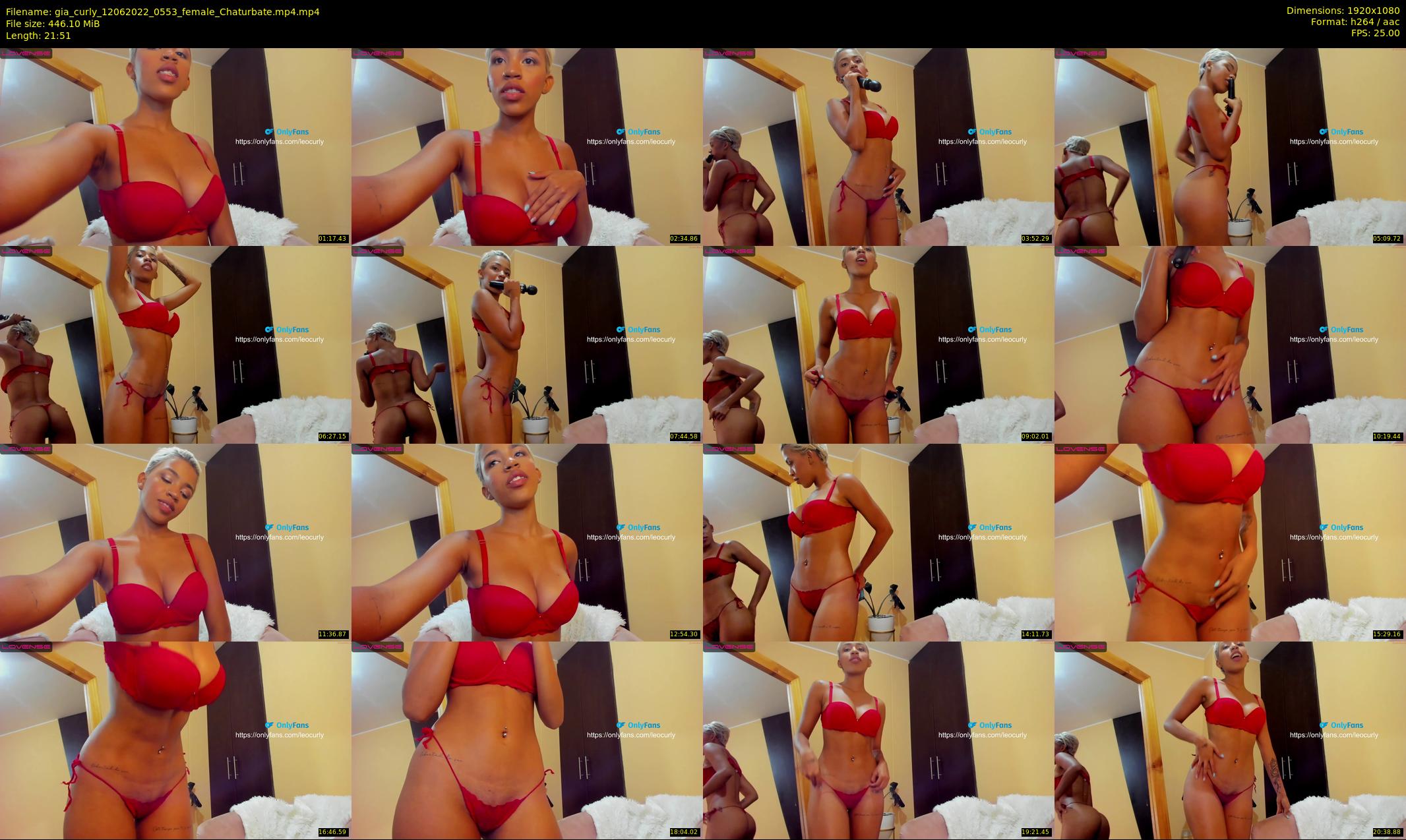 gia_curly — 22 minute Chaturbate female cam show recording, 1080p, Jun 12, 2022