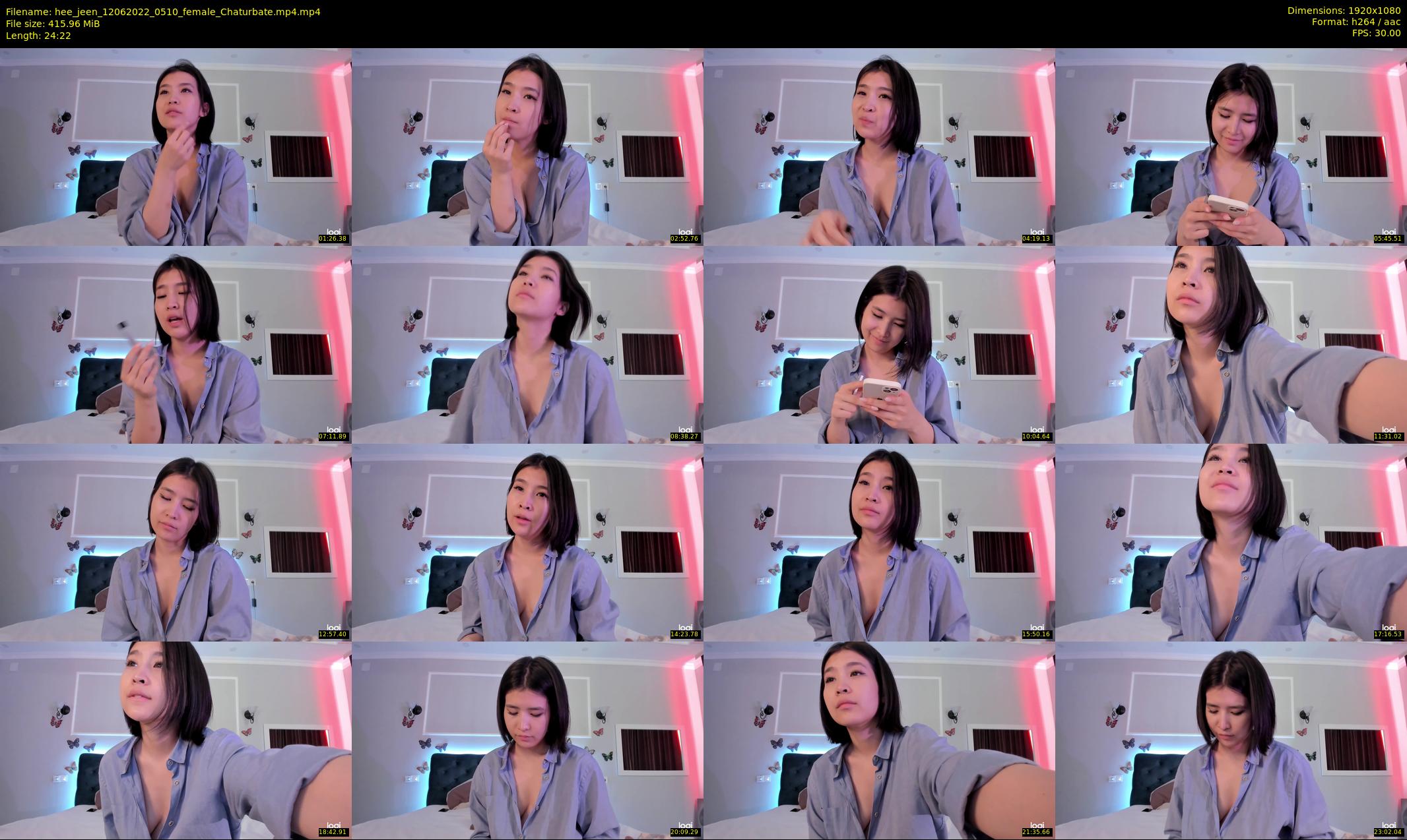 hee_jeen — 25 minute Chaturbate female cam show recording, 1080p, Jun 12, 2022