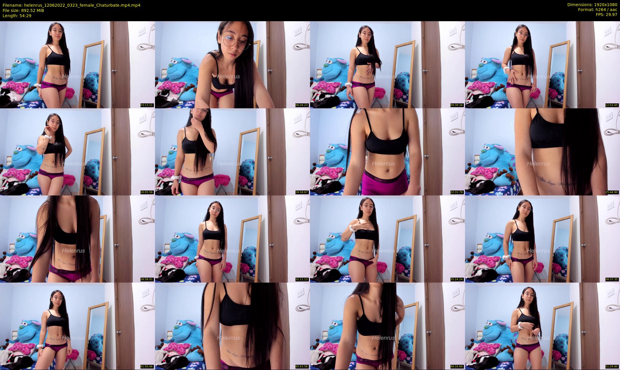helenrus — 55 minute Chaturbate female cam show recording, 1080p, Jun 12, 2022
