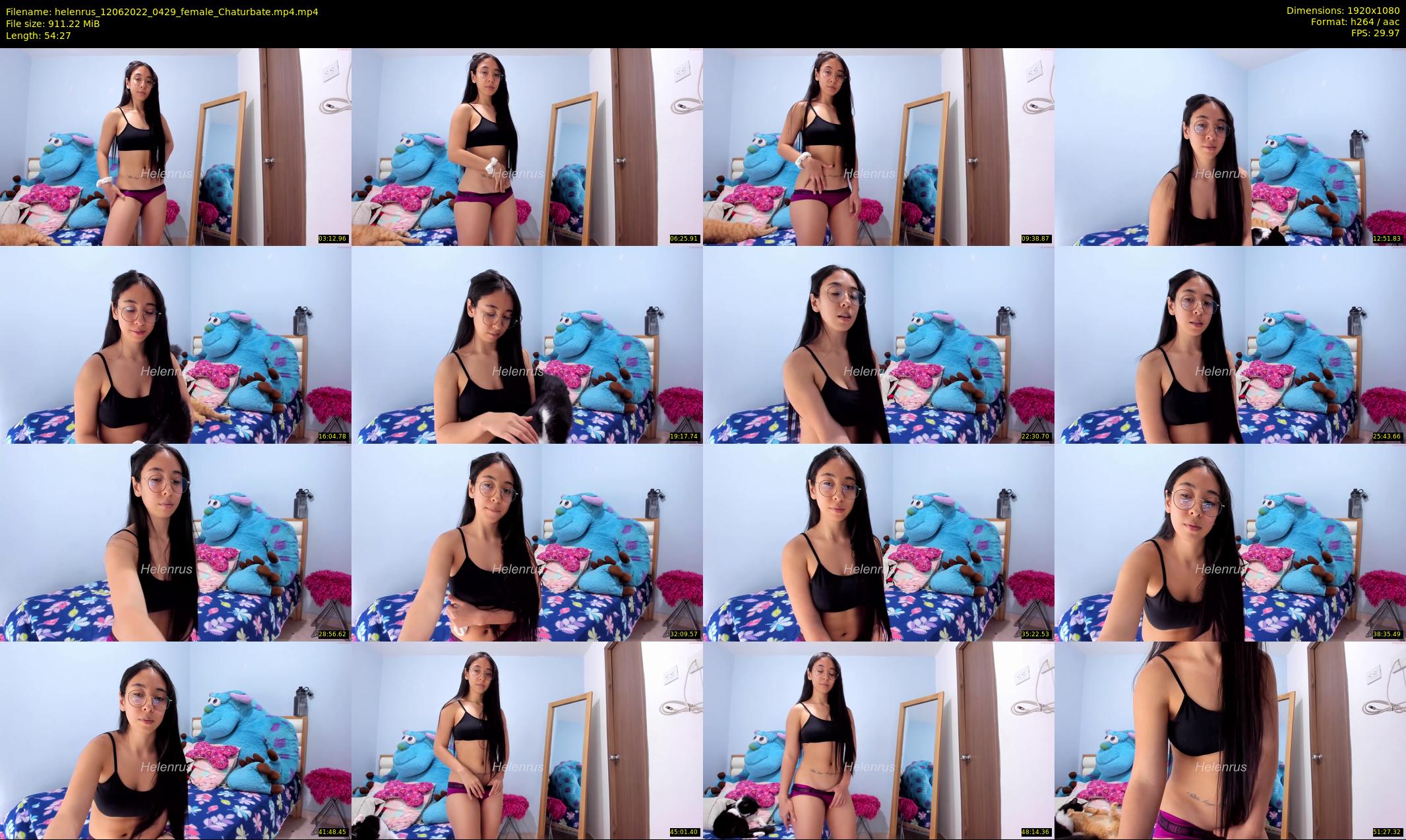 helenrus — 55 minute Chaturbate female cam show recording, 1080p, Jun 12, 2022
