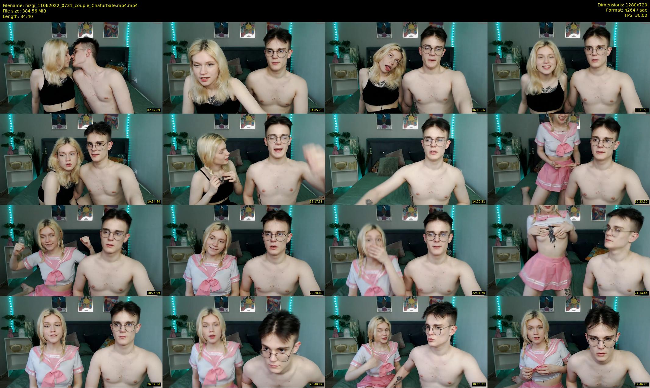 hizgi — 35 minute Chaturbate couple cam show recording, 720p, Jun 11, 2022
