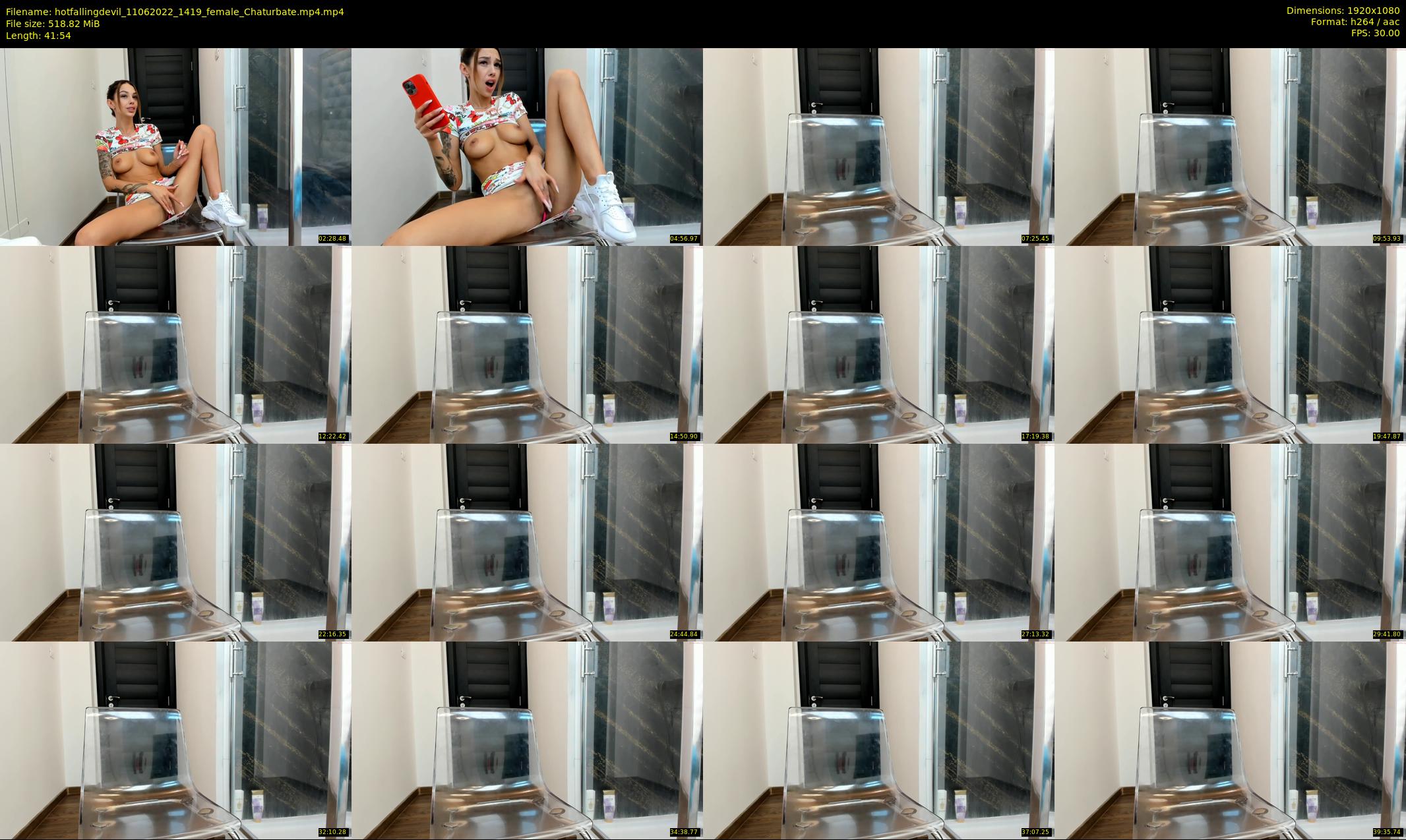 hotfallingdevil — 42 minute Chaturbate female cam show recording, 1080p, Jun 11, 2022