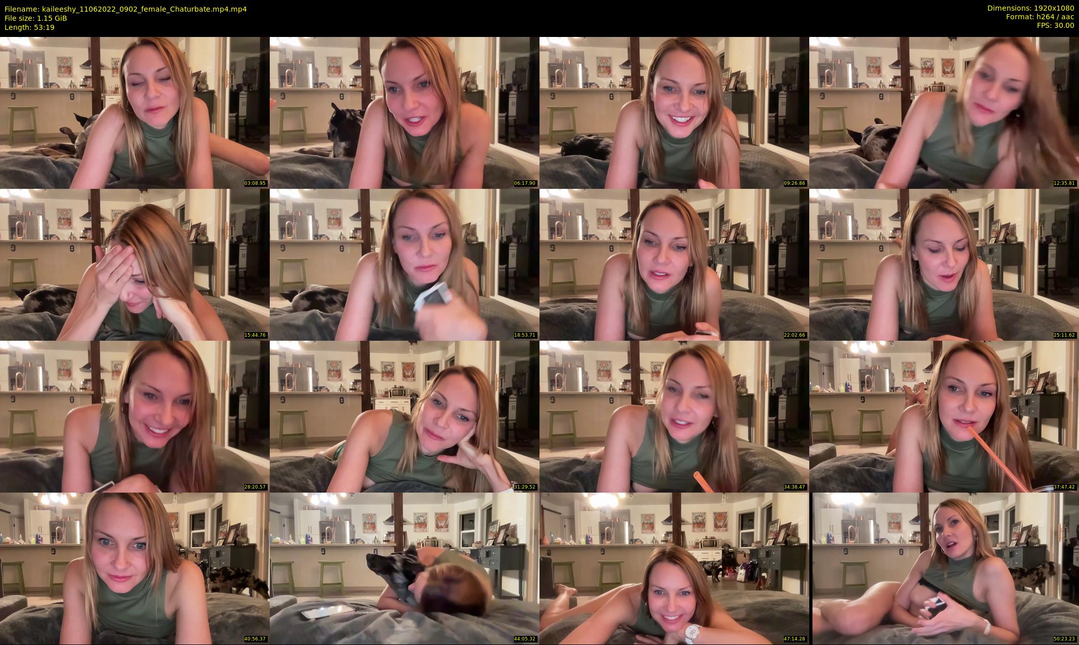 kaileeshy — 54 minute Chaturbate female cam show recording, 1080p, Jun 11, 2022