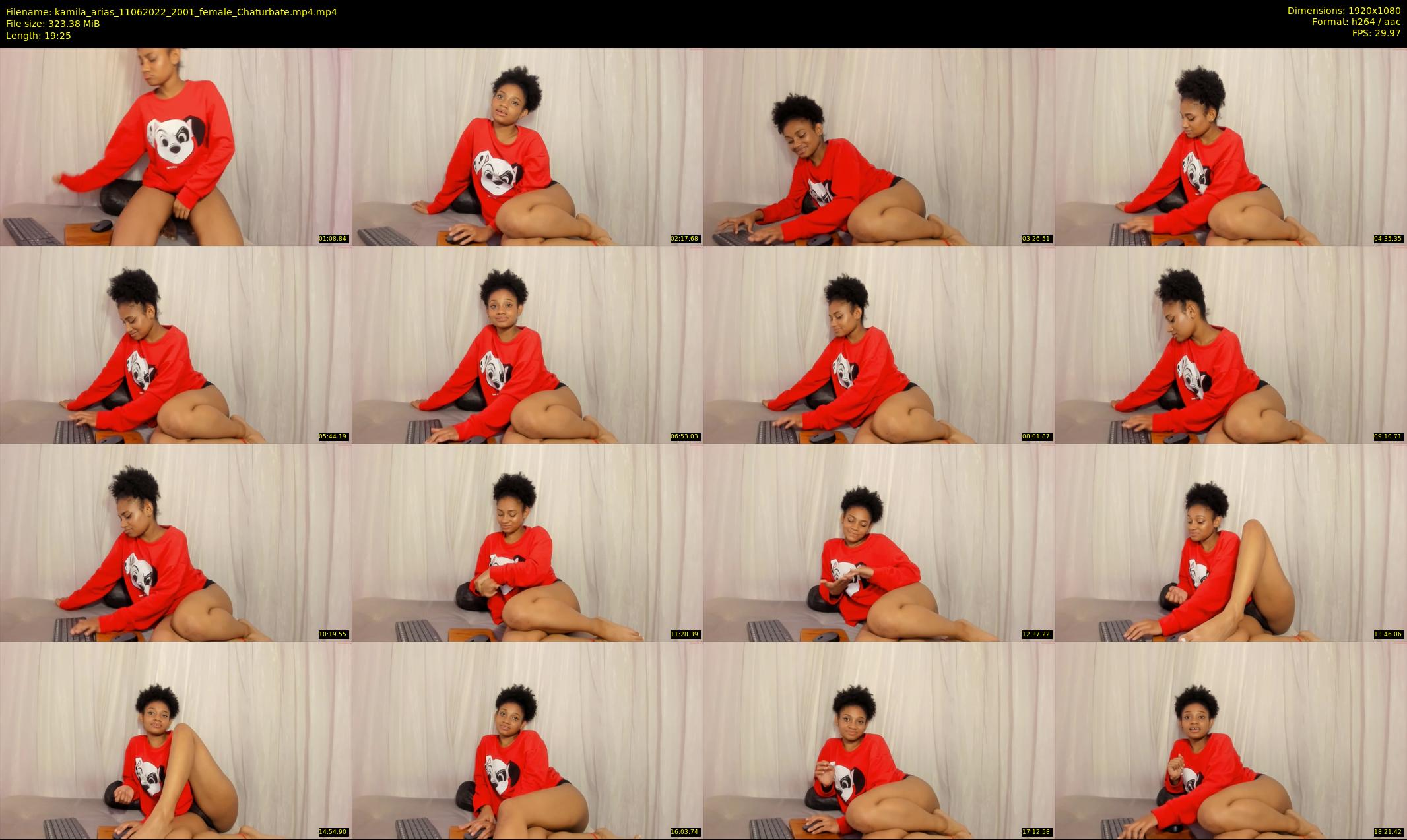kamila_arias — 20 minute Chaturbate female cam show recording, 1080p, Jun 11, 2022