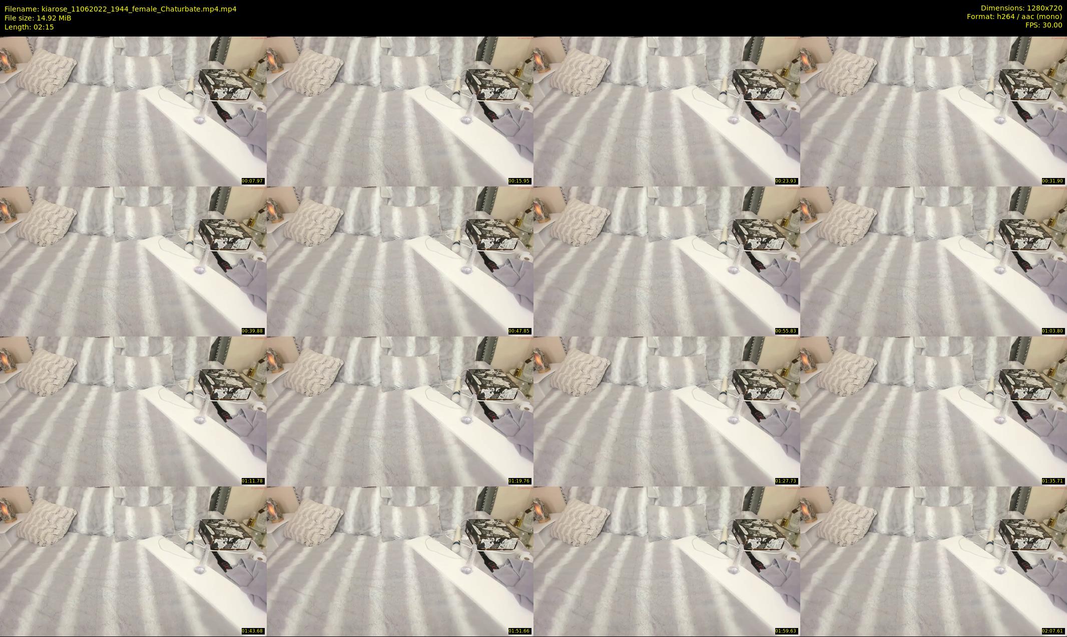 kiarose — 3 minute Chaturbate female cam show recording, 720p, Jun 11, 2022