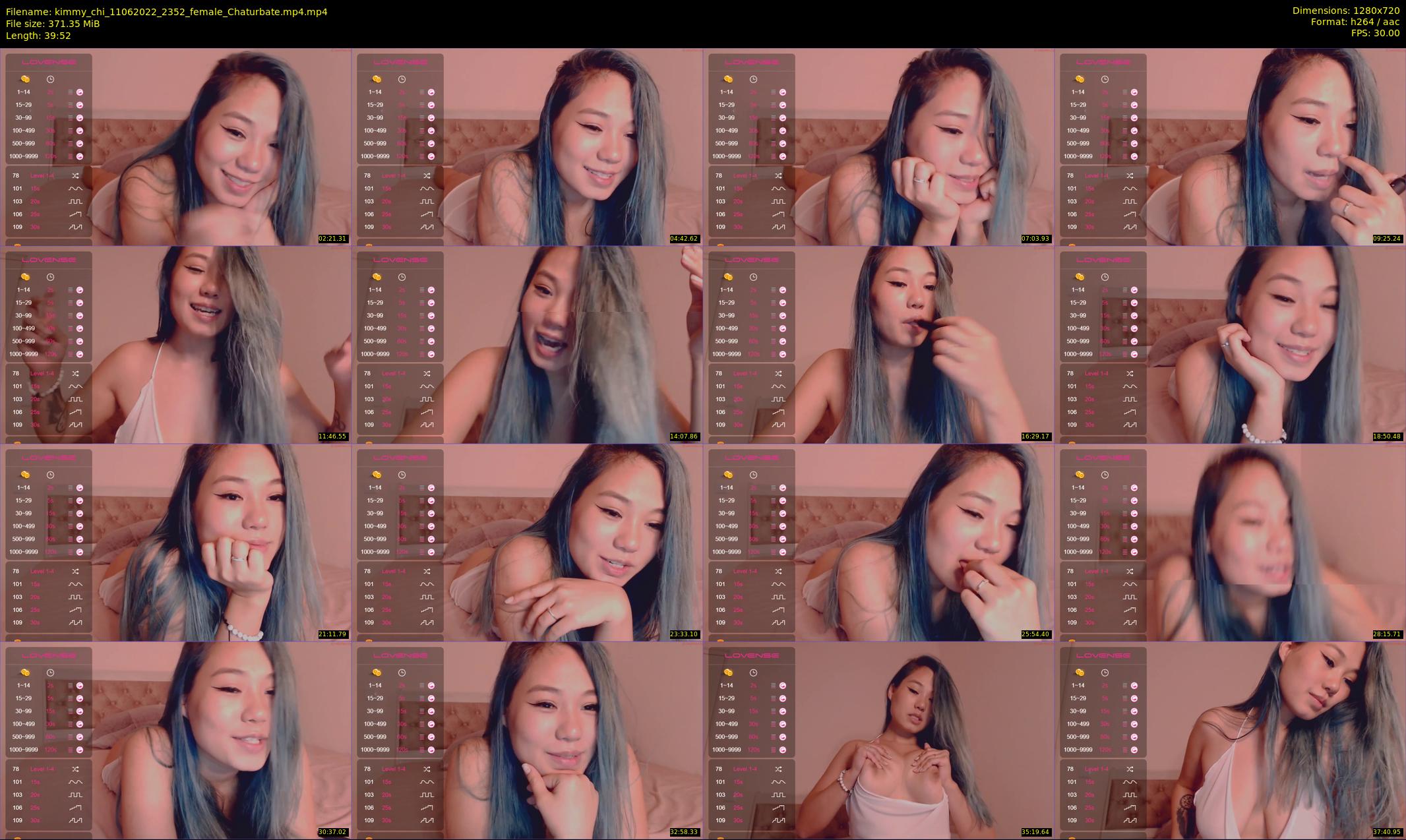 kimmy_chi — 40 minute Chaturbate female cam show recording, 720p, Jun 11, 2022