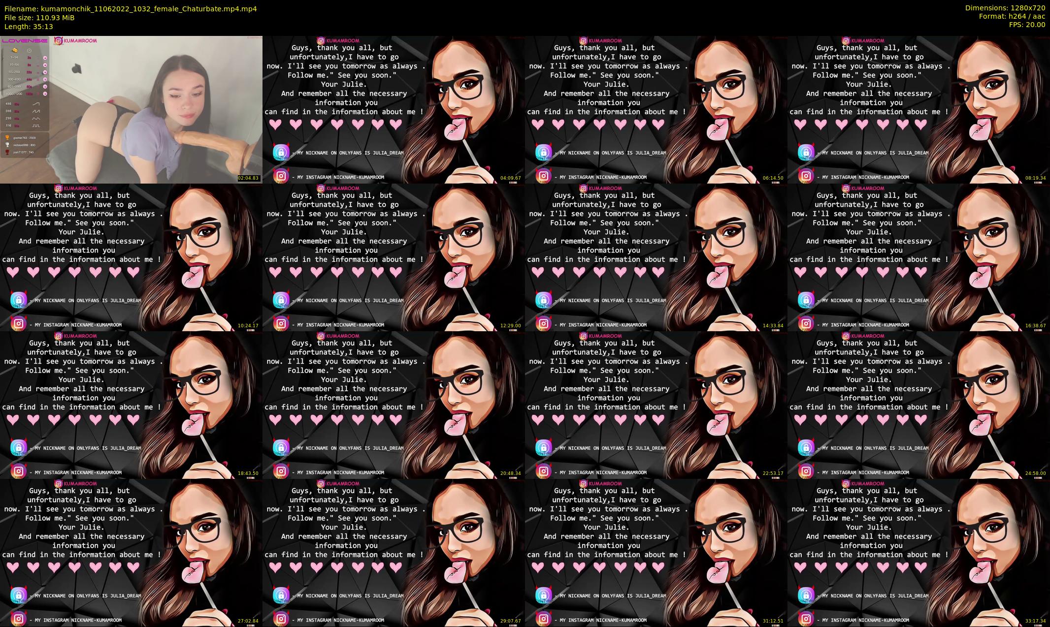 kumamonchik — 36 minute Chaturbate couple cam show recording, 720p, Jun 11, 2022