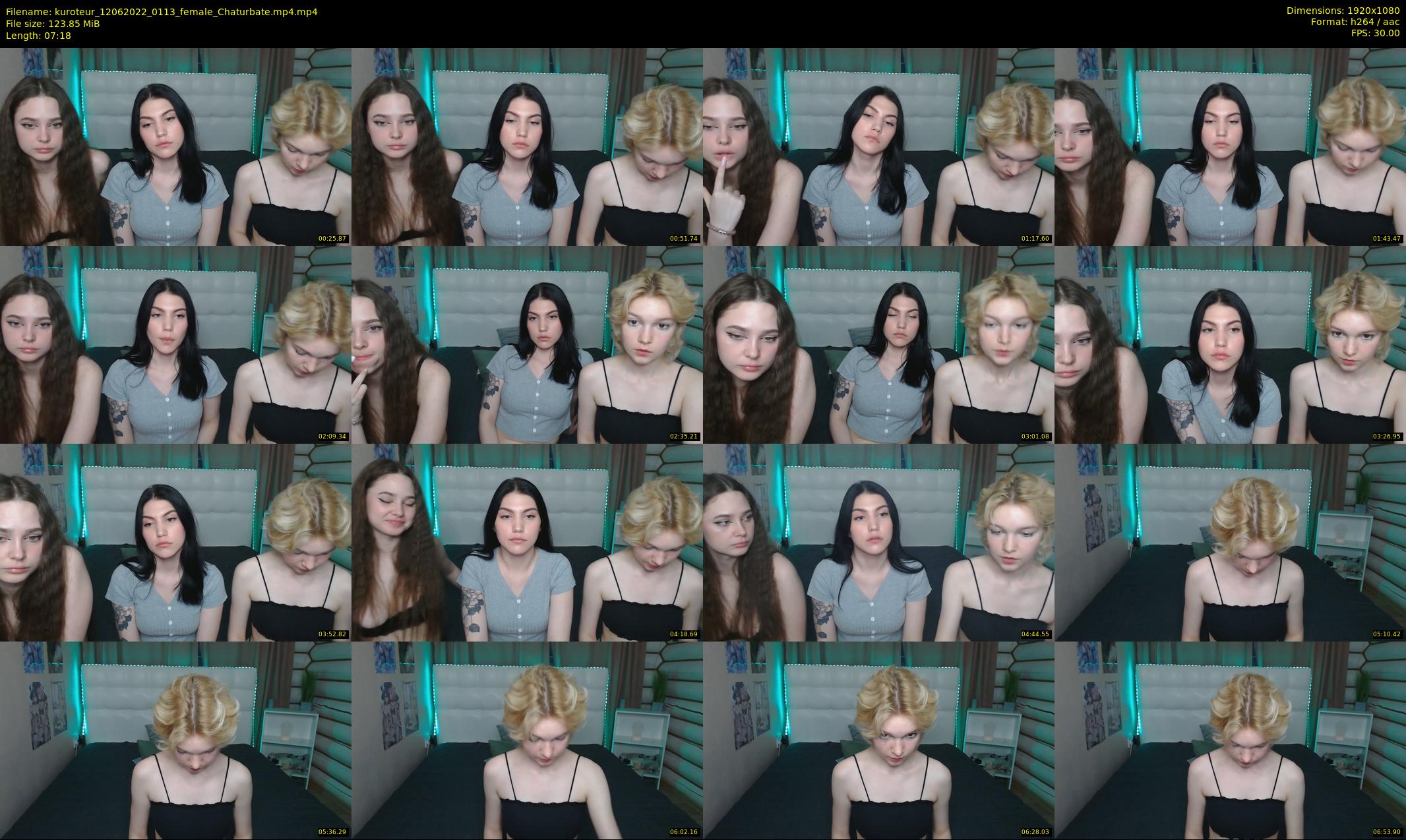kuroteur — 8 minute Chaturbate couple cam show recording, 1080p, Jun 12, 2022