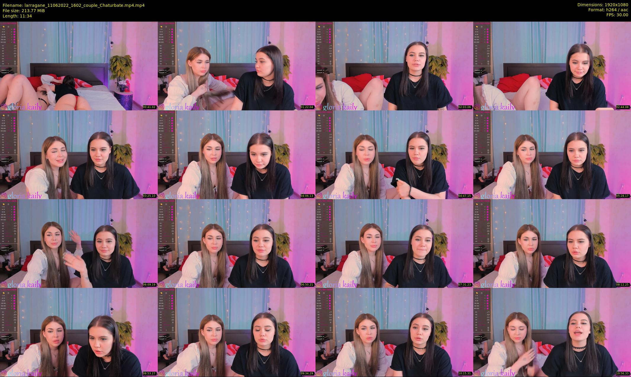 larragane — 12 minute Chaturbate couple cam show recording, 1080p, Jun 11, 2022