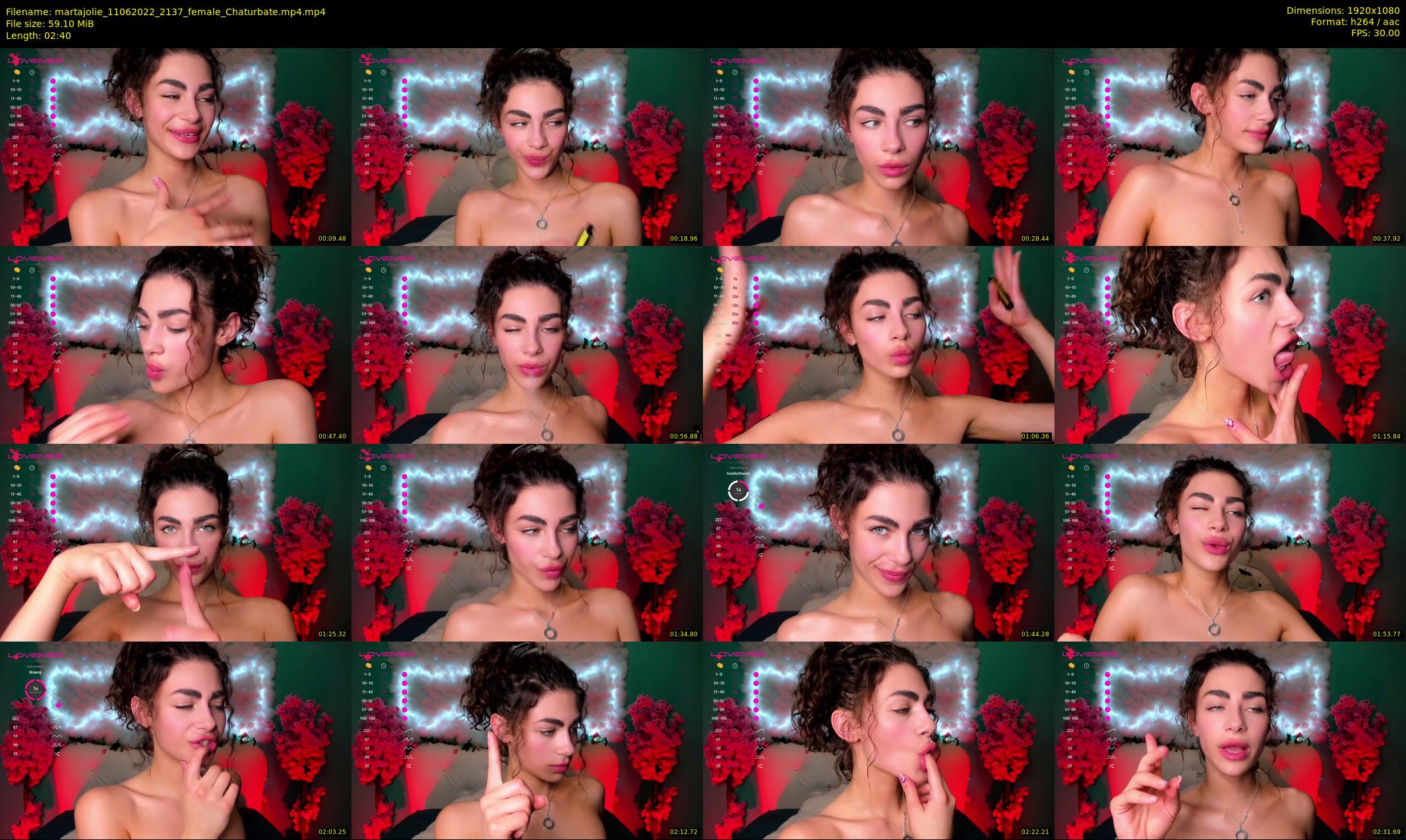 martajolie — 3 minute Chaturbate female cam show recording, 1080p, Jun 11, 2022