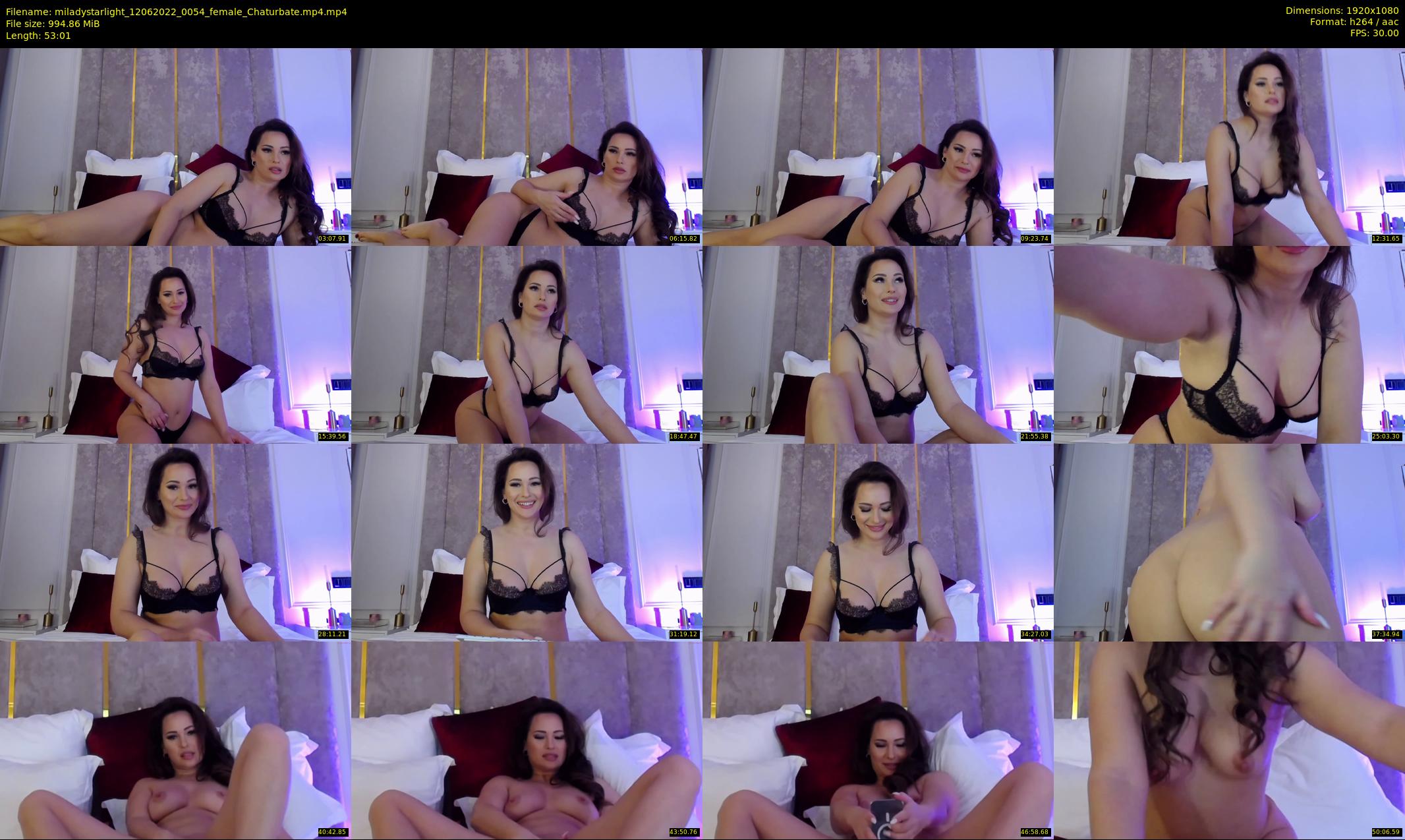 miladystarlight — 54 minute Chaturbate female cam show recording, 1080p, Jun 12, 2022