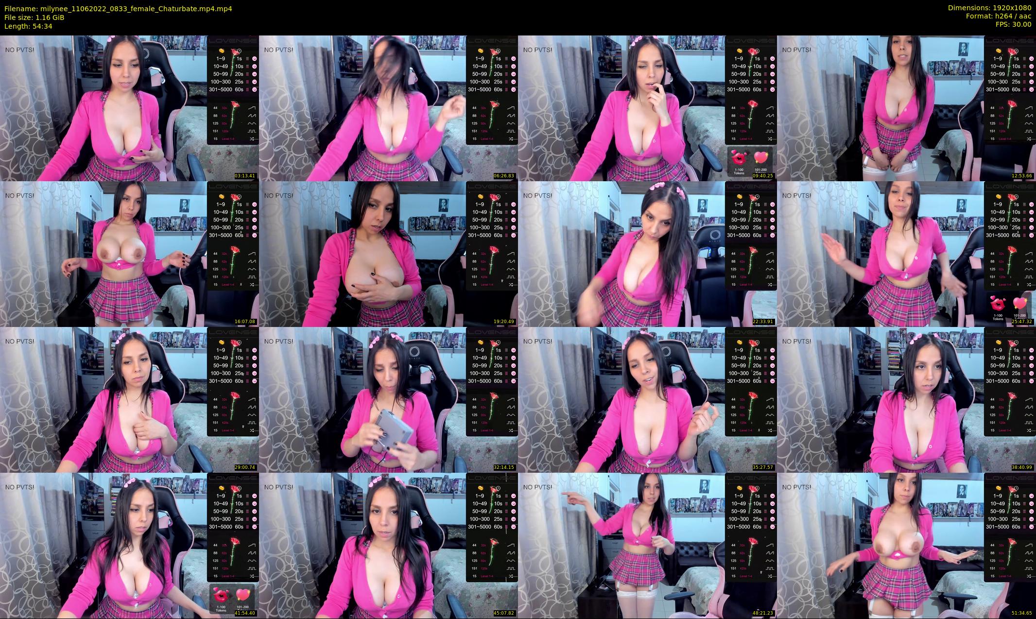 milynee — 55 minute Chaturbate female cam show recording, 1080p, Jun 11, 2022