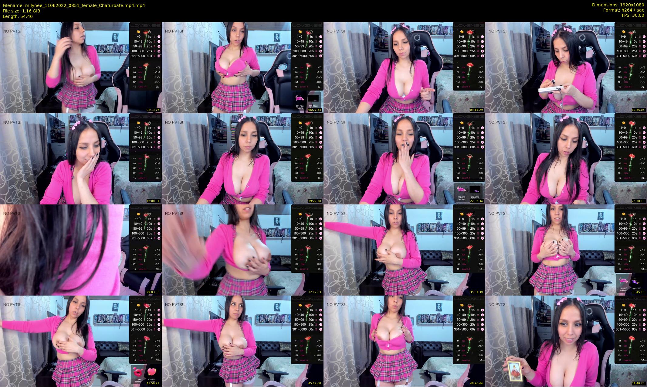 milynee — 55 minute Chaturbate female cam show recording, 1080p, Jun 11, 2022