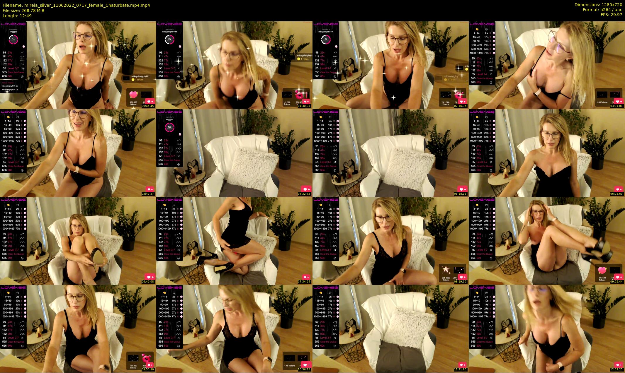 mirela_silver — 13 minute Chaturbate female cam show recording, 720p, Jun 11, 2022
