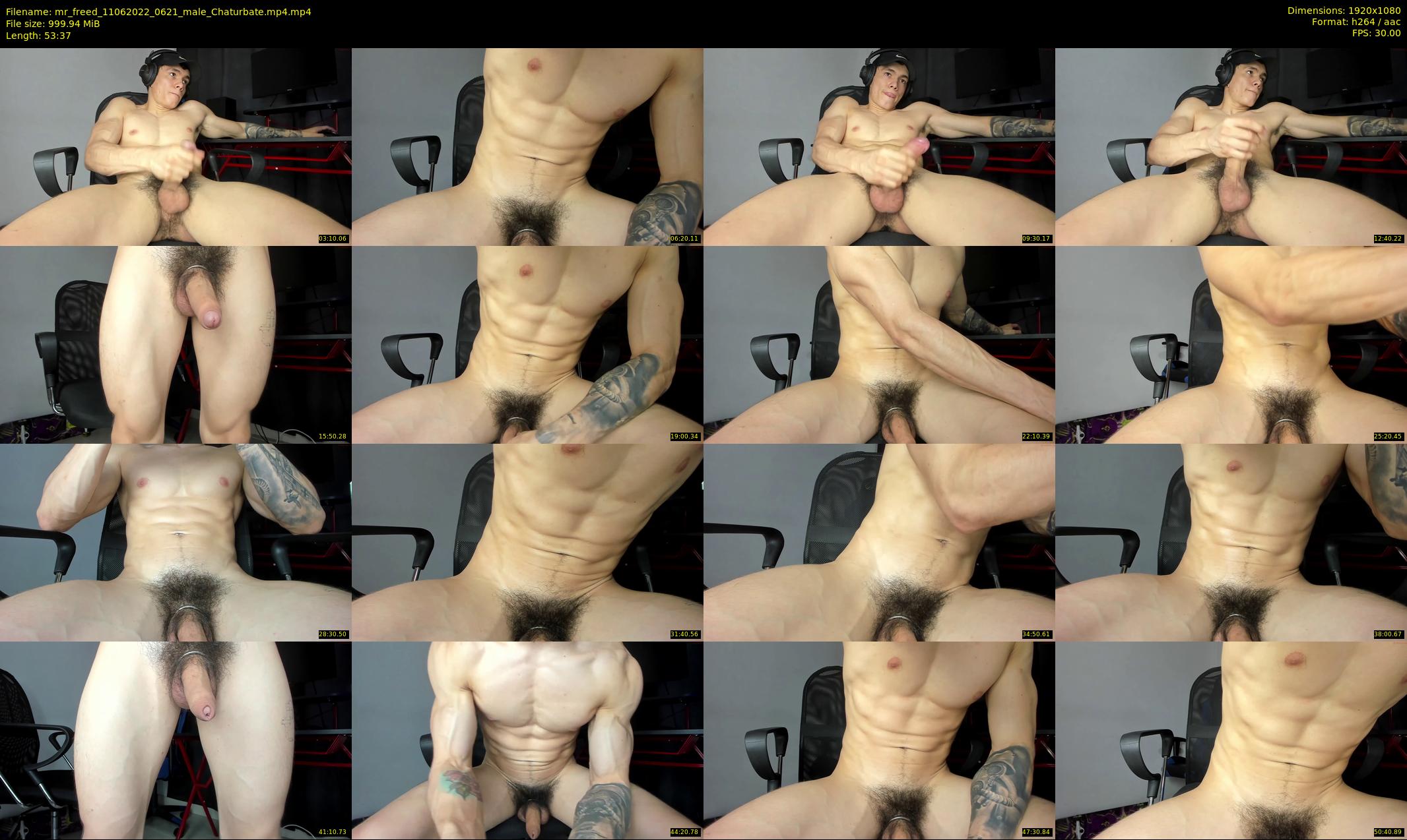 mr_freed — 54 minute Chaturbate male cam show recording, 1080p, Jun 11, 2022