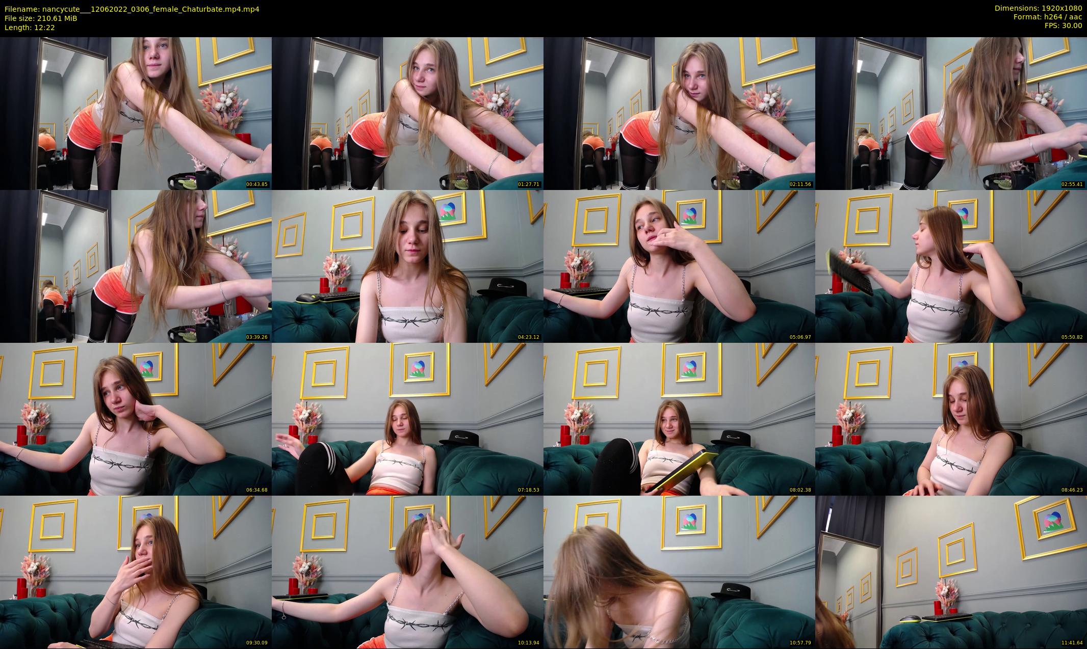 nancycute__ — 13 minute Chaturbate female cam show recording, 1080p, Jun 12, 2022